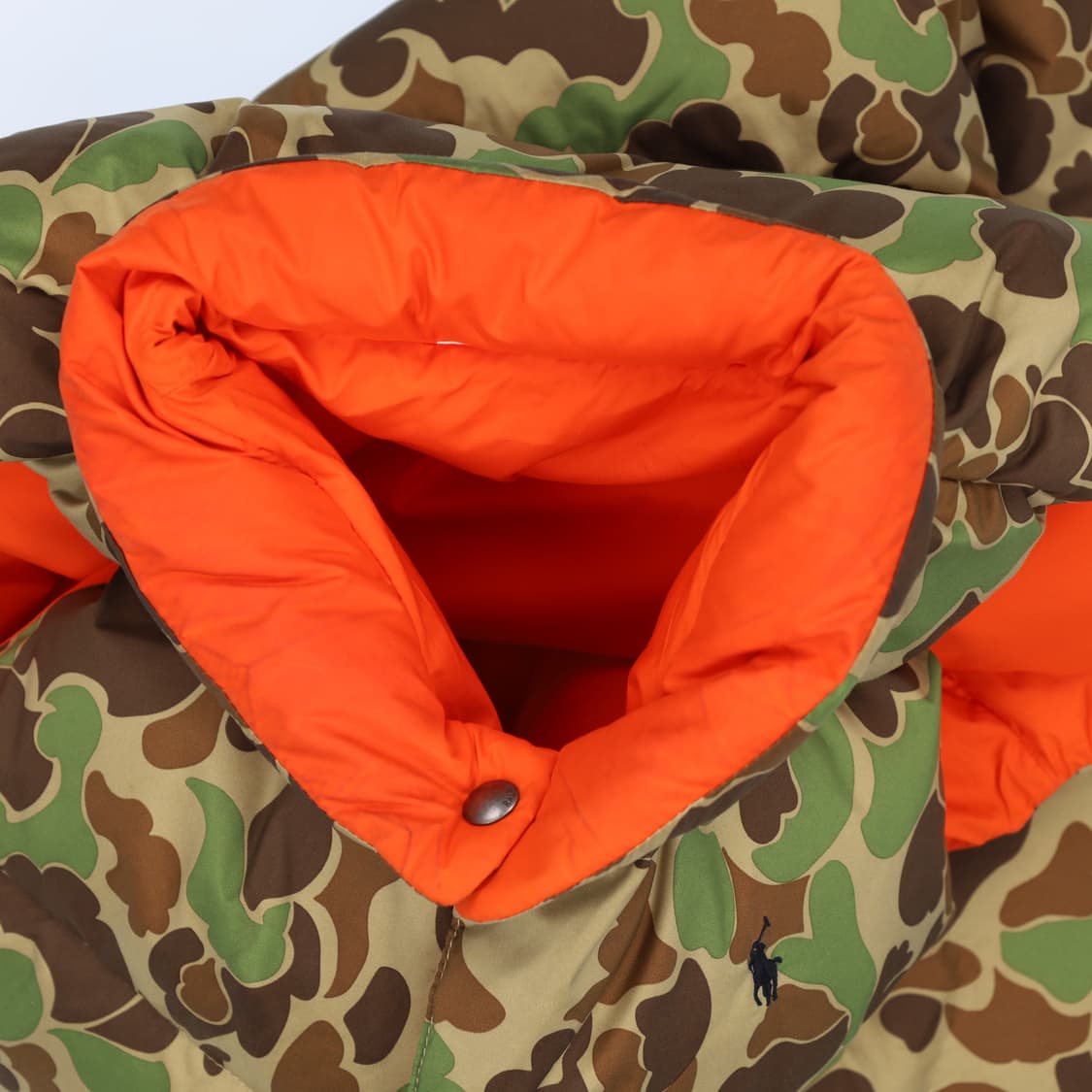 [XL] 신형 폴로 카모 리버시블 양면 푸퍼 다운 패딩 조끼 3857 상품이미지8