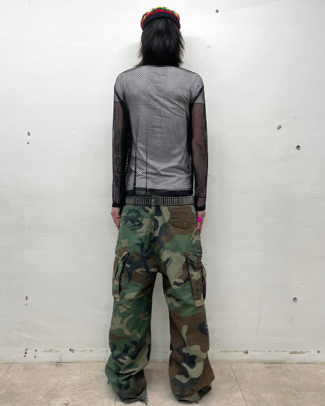 black mesh pocket zip-up 상품이미지5