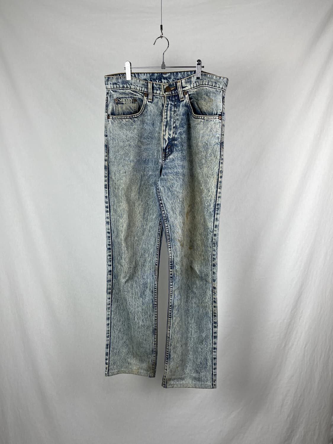 Levi's 가죽탭 연청 데님팬츠  상품이미지2