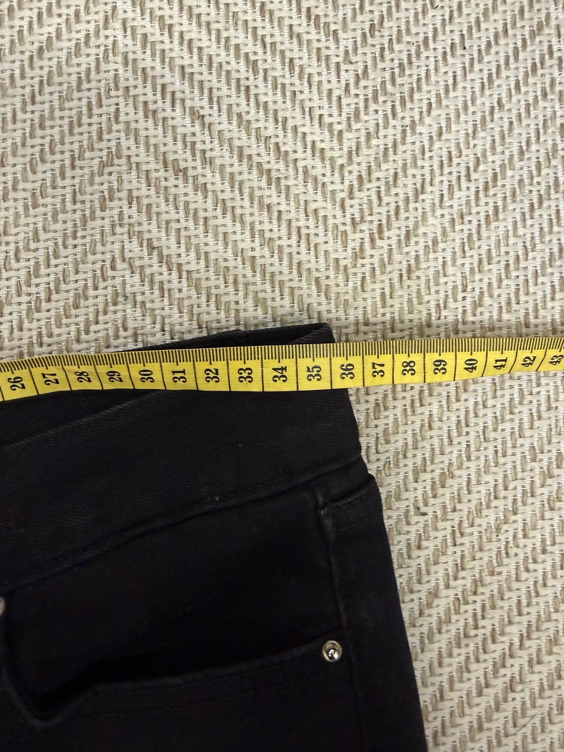 정품) toteme 토템 여성 블랙진 청바지 27 상품이미지7