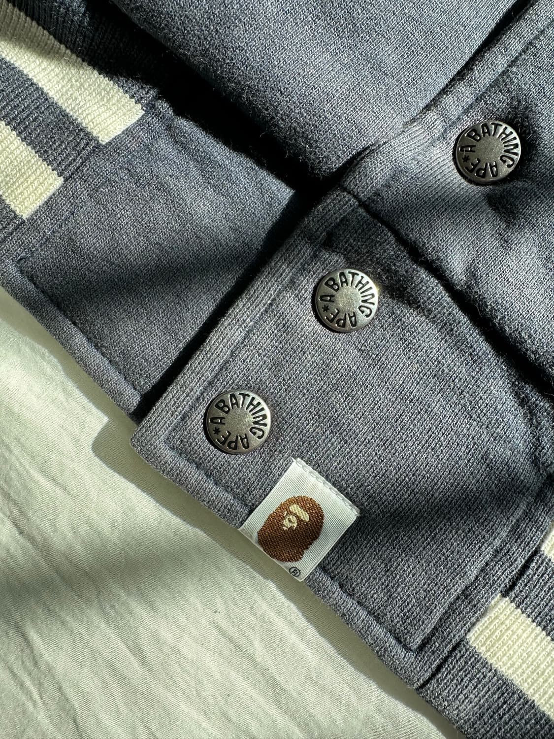 00s 베이프 제너럴 코튼 바시티 자켓 상품이미지8