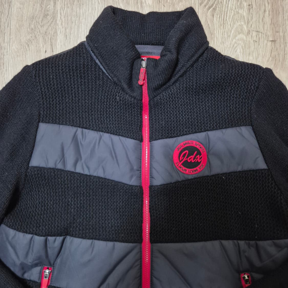 JDX 여성 골프웨어 자수로고 니트 자켓 S(90) 상품이미지2