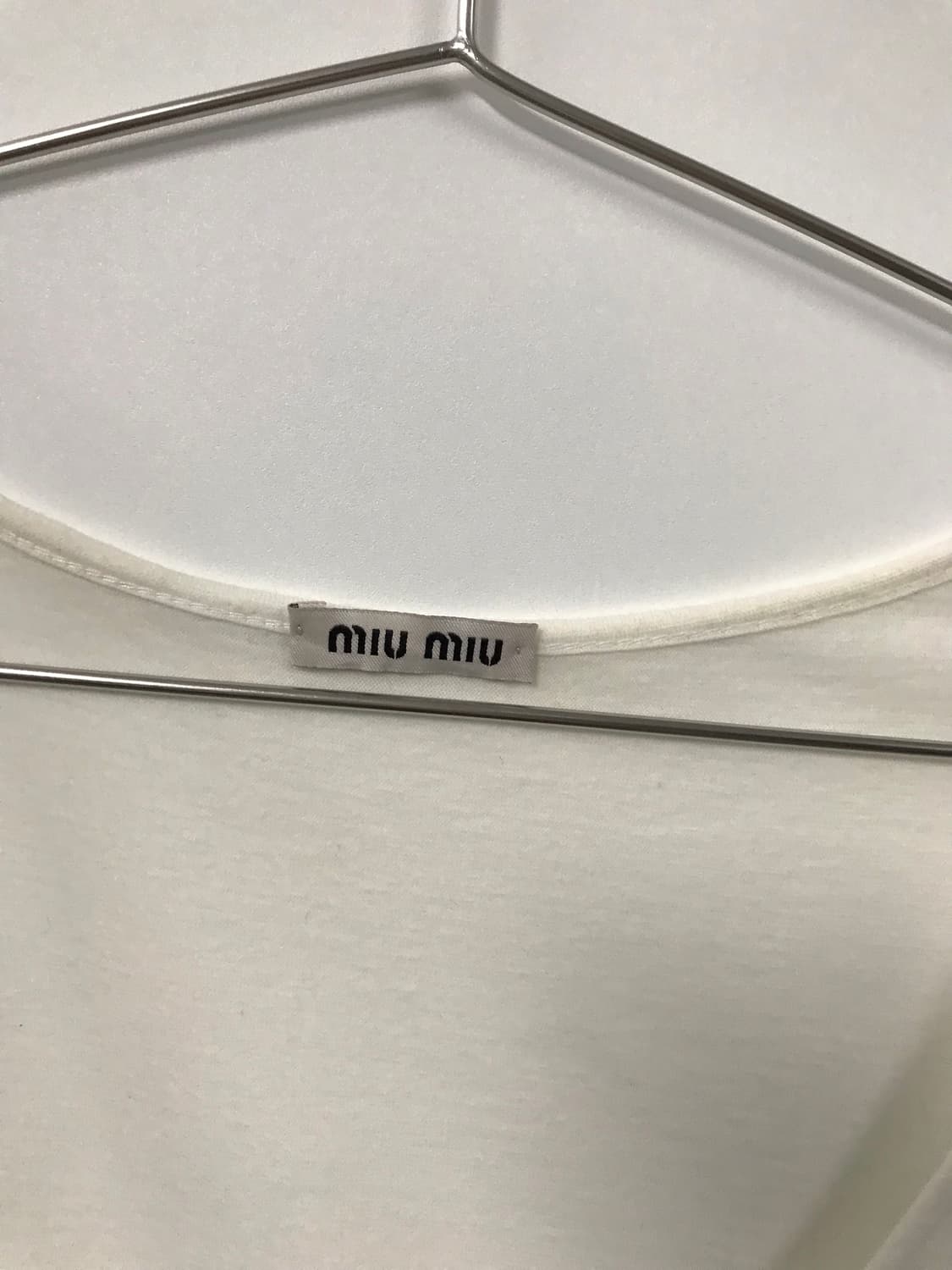 miu miu 레이어드 반팔 티셔츠 상품이미지8