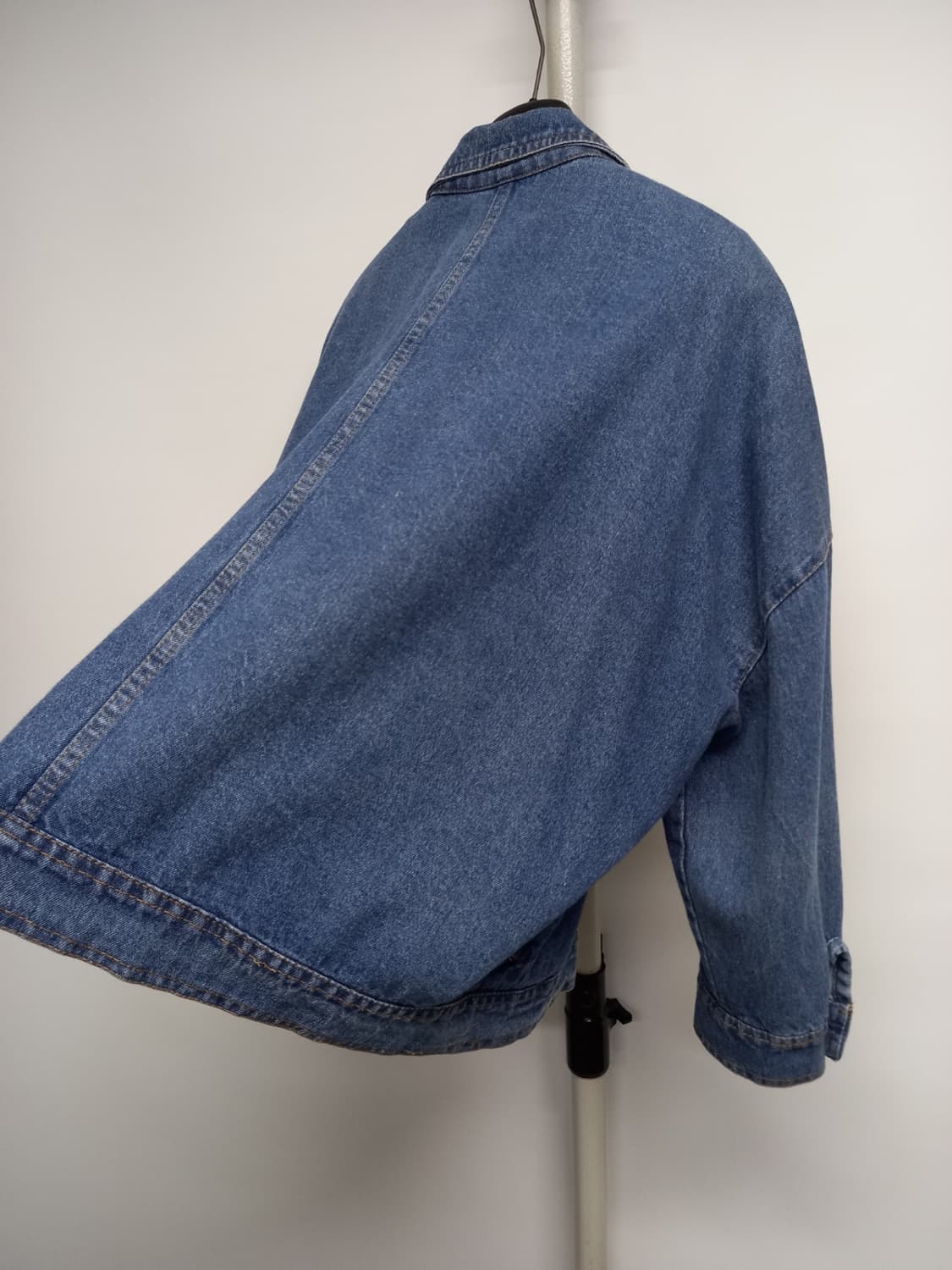 새 LAP 춘추 진청 루즈박시핏 데님 자켓 F 44-77 상품이미지6