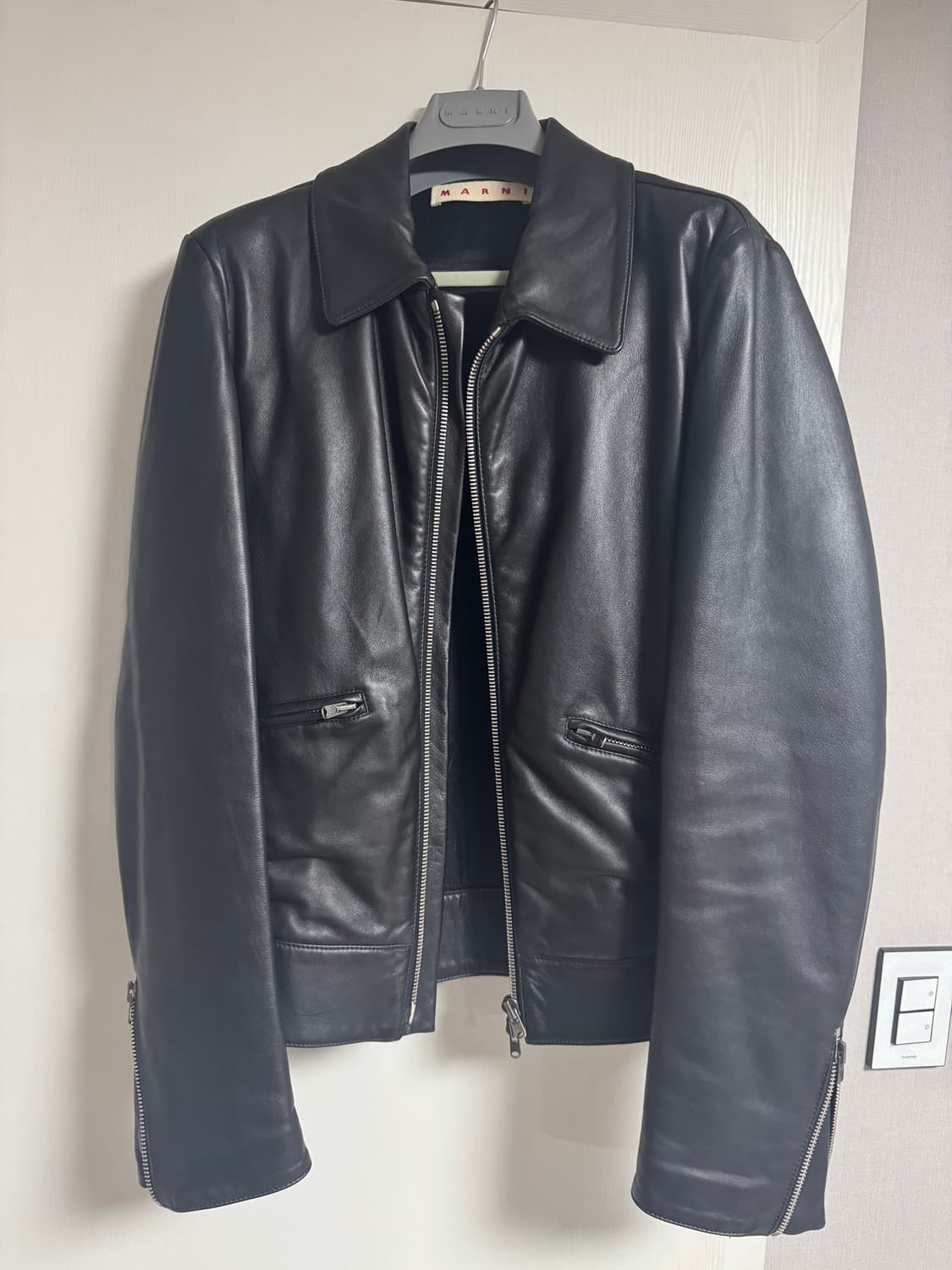 마르니 램스킨 가죽 자켓 상품이미지1
