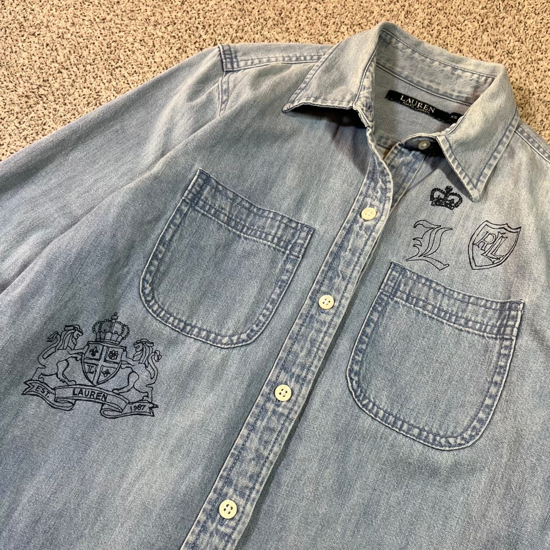 랄프 로렌 우먼 데님 셔츠 상품이미지2