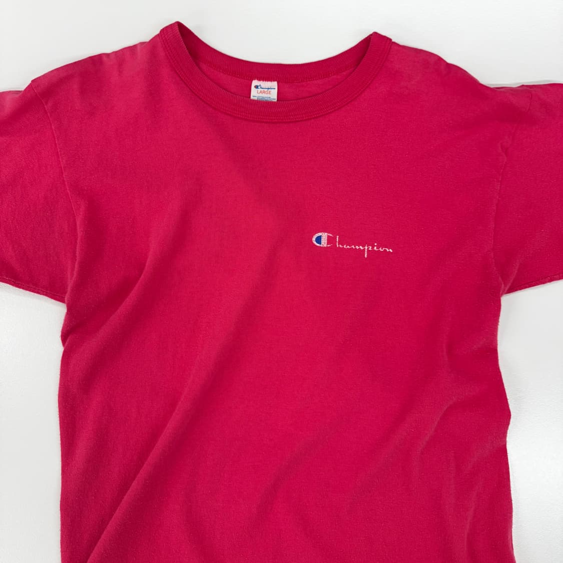 80‘s Champion Pink T-shirts 상품이미지2