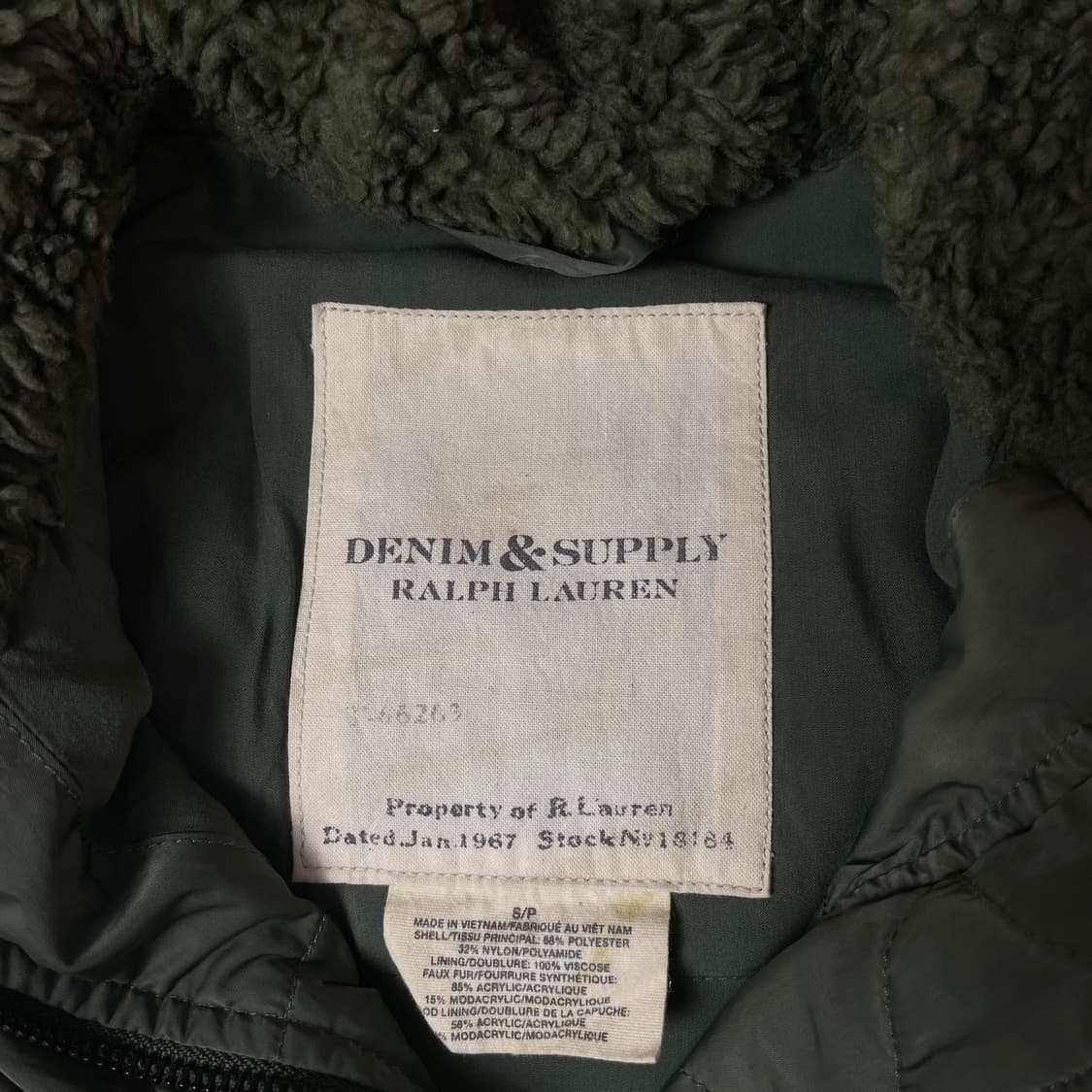 데님앤서플라이 카키 멀티포켓 디테일 자켓 S 상품이미지5