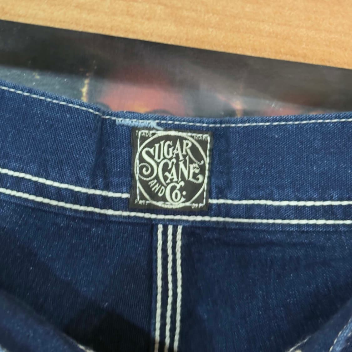 슈가케인 758 데님 카펜터 반바지 상품이미지4