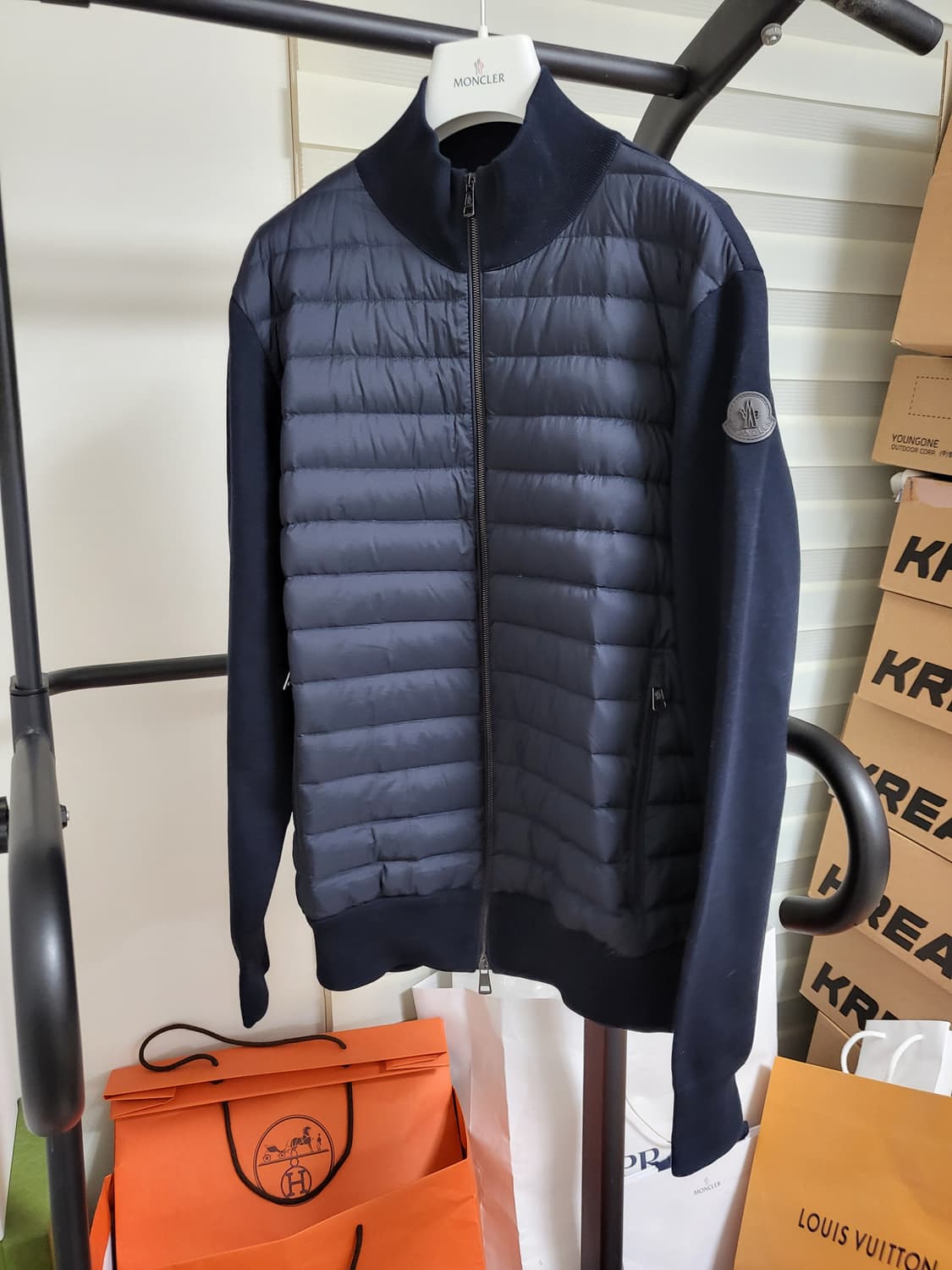 25FW 몽클레어 트리콧 니트패딩 L 상품이미지1