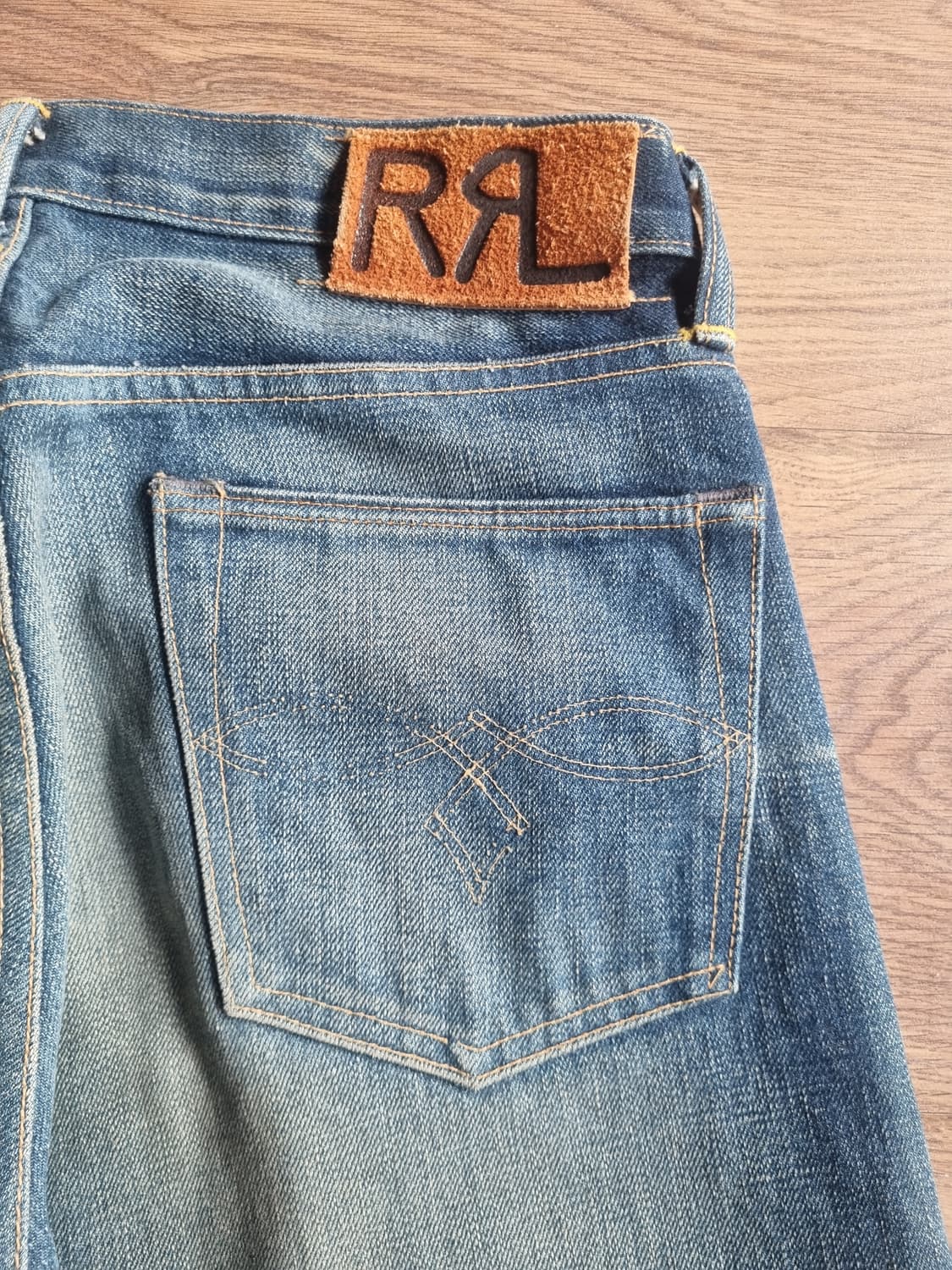 RRL 로우라이즈 데님 28 32 상품이미지3