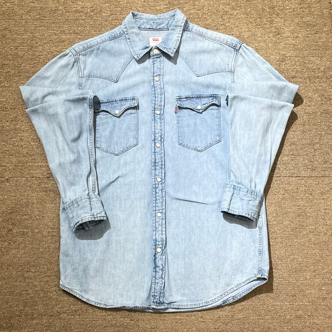 (M) Levi's 리바이스 코튼 데님 셔츠 상품이미지3