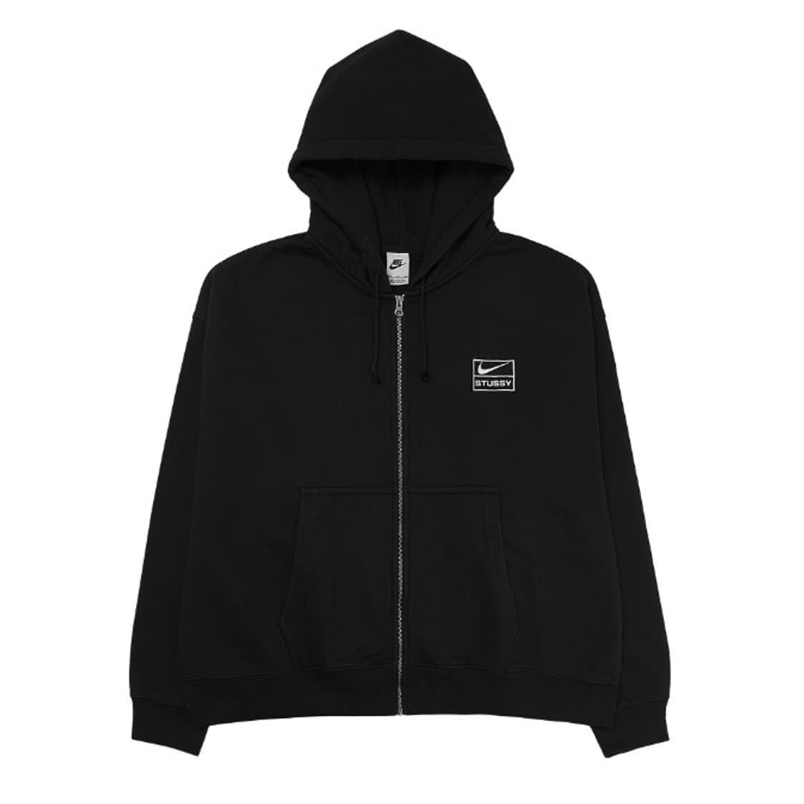 [L]나이키 x 스투시 풀 집 후드 블랙 (FJ9175-010) 상품이미지1