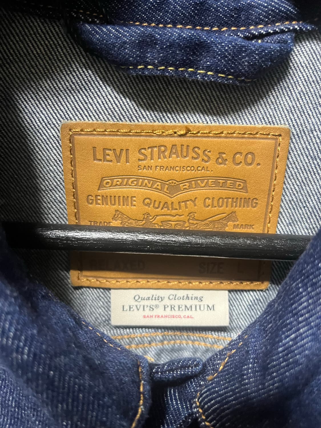 [L]리바이스 프리미엄 TYPE I 데님 자켓 새제품 상품이미지4