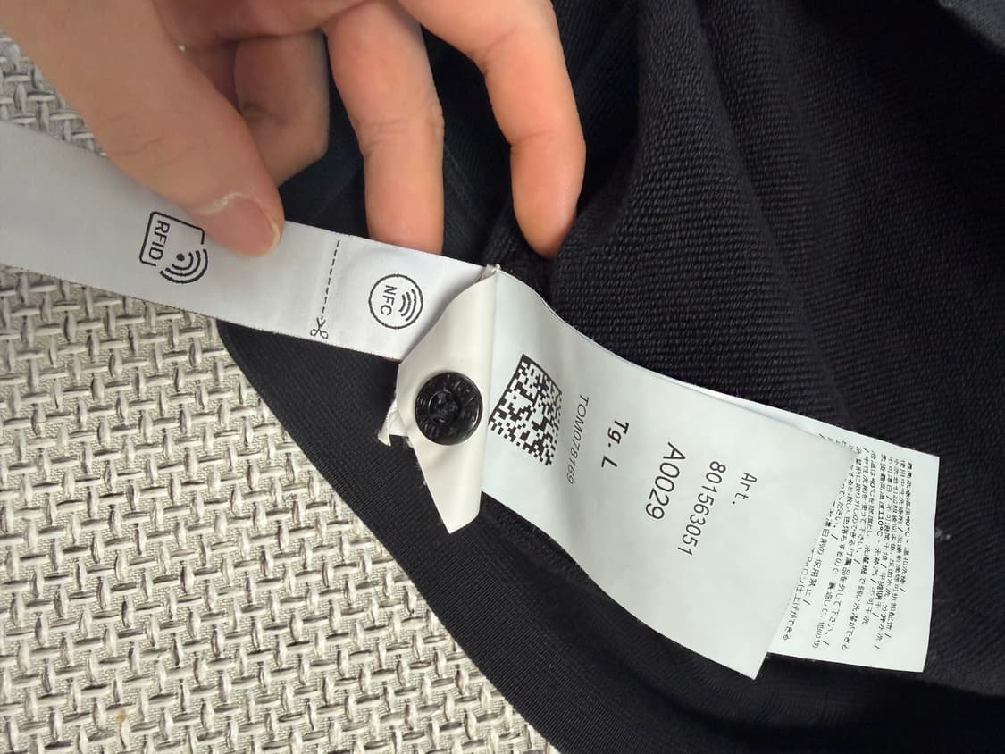 25ss/nfc태그 스톤아일랜드 맨투맨 L블랙 상품이미지5