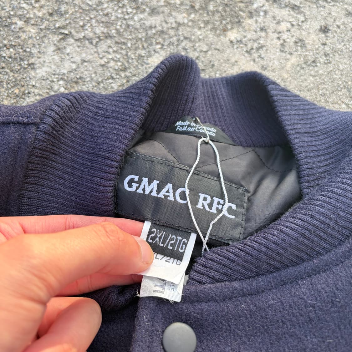 00s CANADA 빈티지 울 바시티 자켓 2XL 상품이미지5