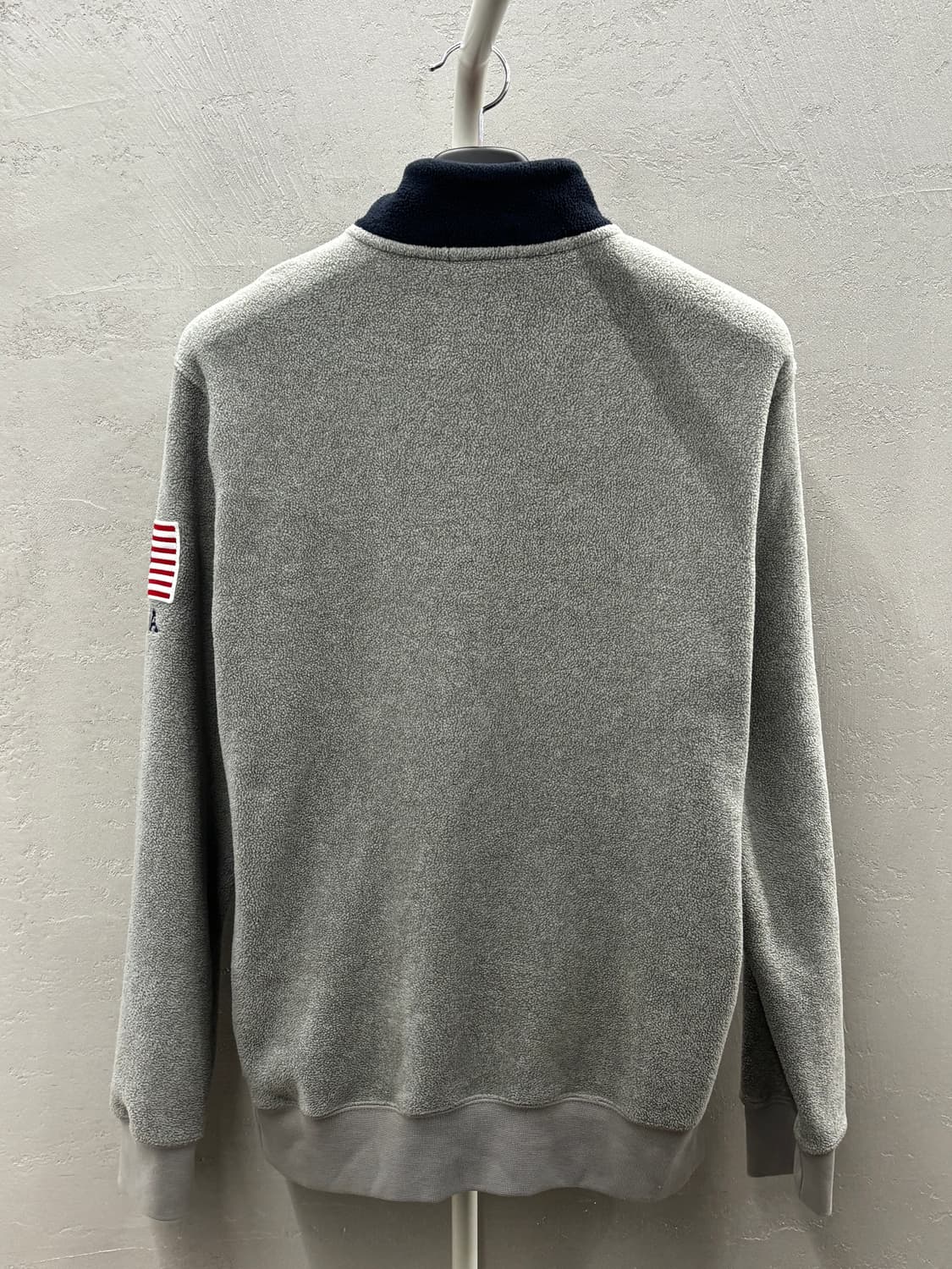 폴로 성조기 맨투맨 풀오버 그레이 M 상품이미지9