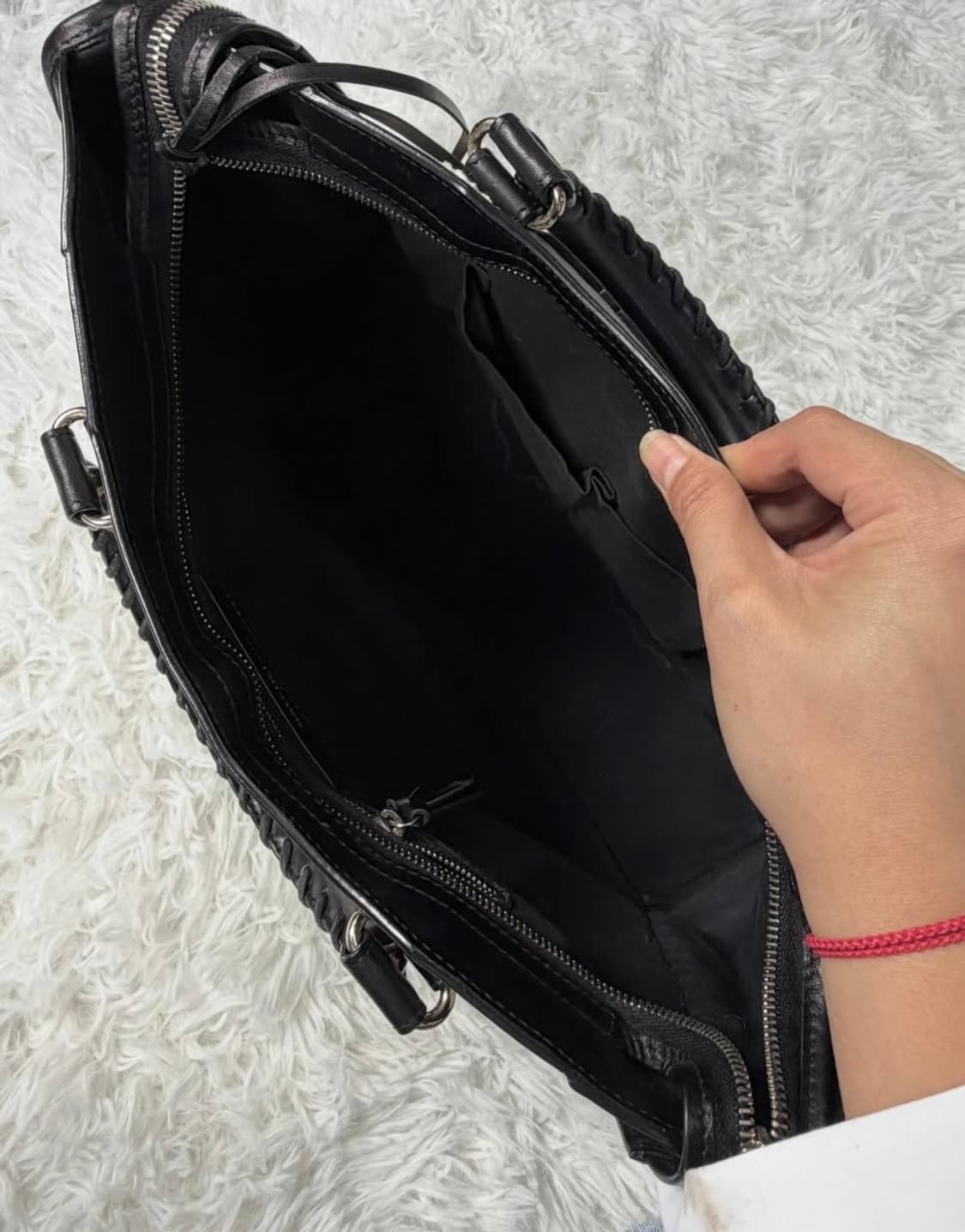 발렌시아가 레어 라피아 모터백  상품이미지10