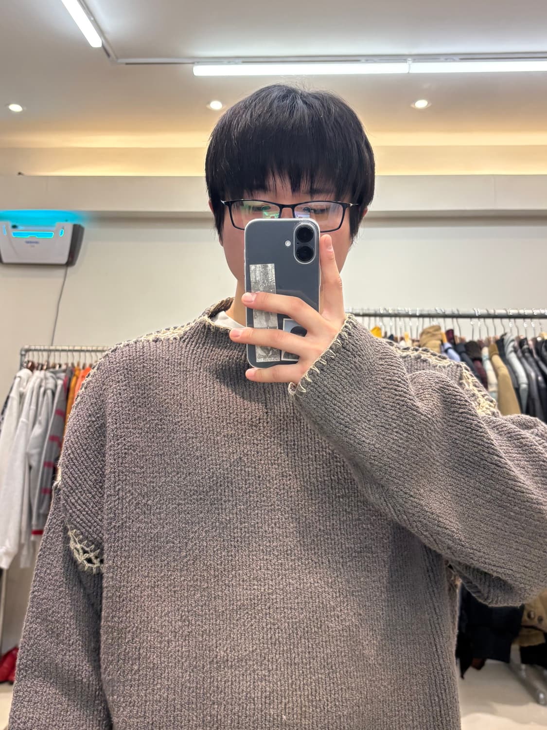 90s 돌체앤가바나 보트넥 스티치 니트 상품이미지9