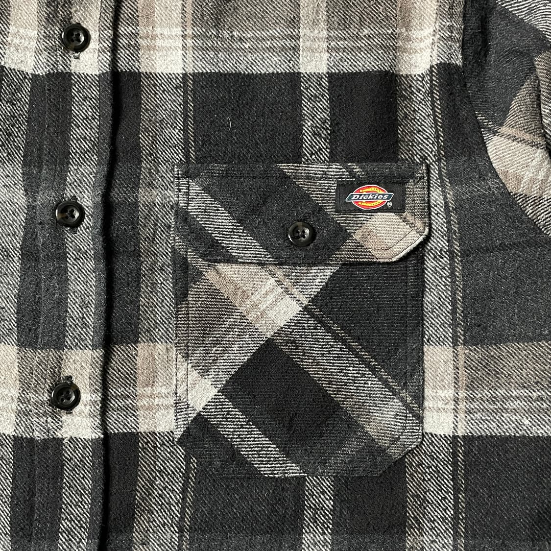 DICKIES 디키즈 빈티지 플랩포켓 코튼 체크 셔츠 A00816 상품이미지4
