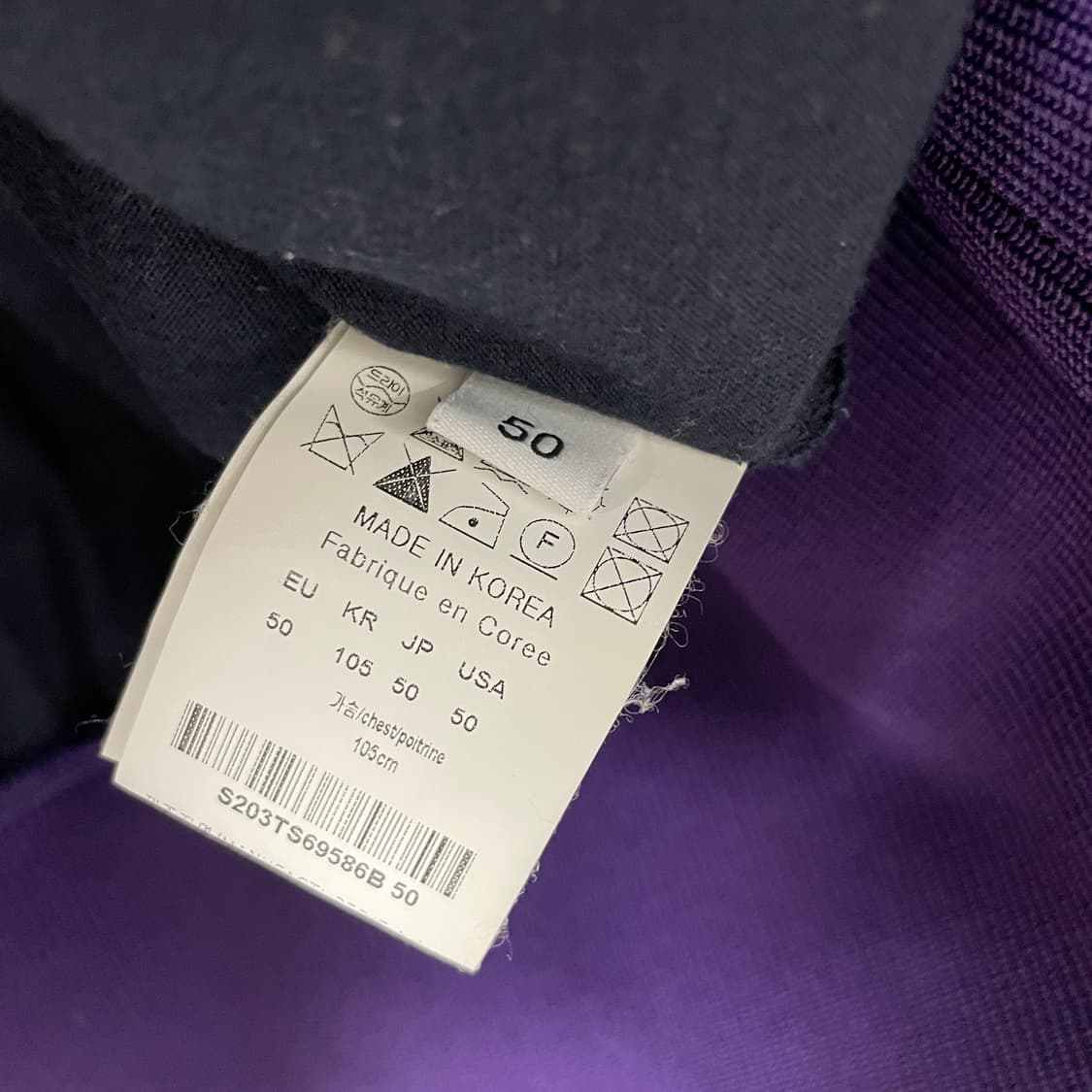 솔리드옴므 네이비 맨투맨 50 상품이미지6