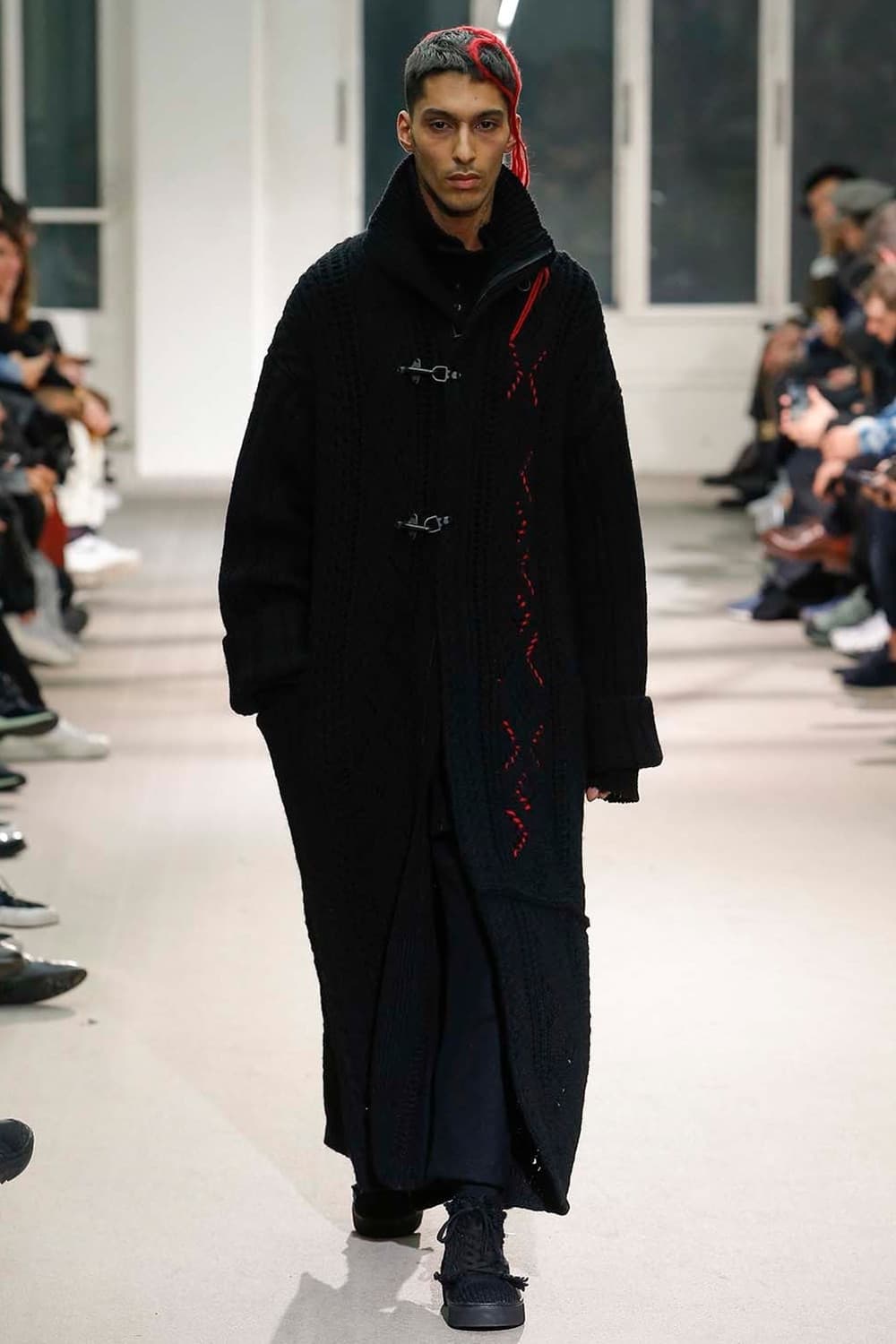 요지 야마모토 뿌르옴므 19aw 파이어맨 코트 상품이미지1