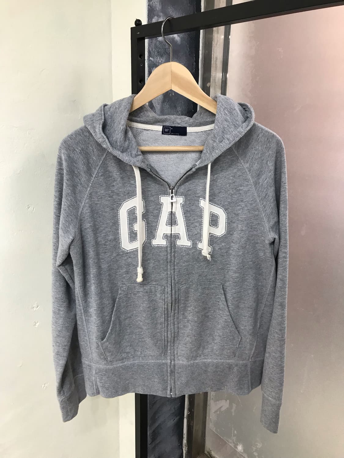 갭 후드집업 데일리 컬러 페어리 모리걸 코디 상품이미지4