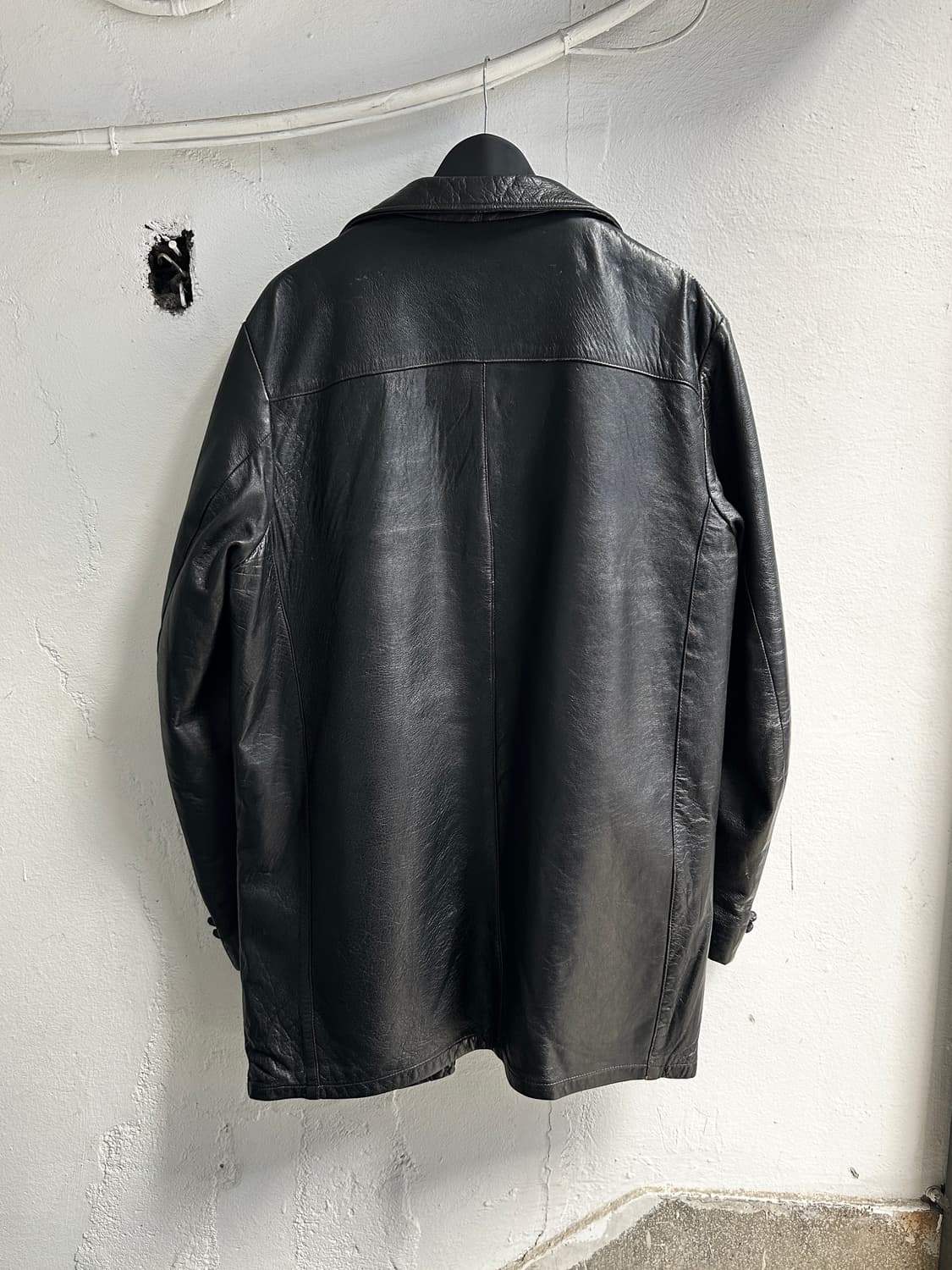 80's 빈티지 Sears 시어스 레더 코트 상품이미지4