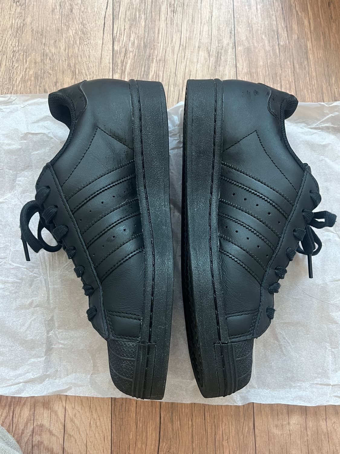 아디다스 슈퍼스타 트리플 블랙 상품이미지5