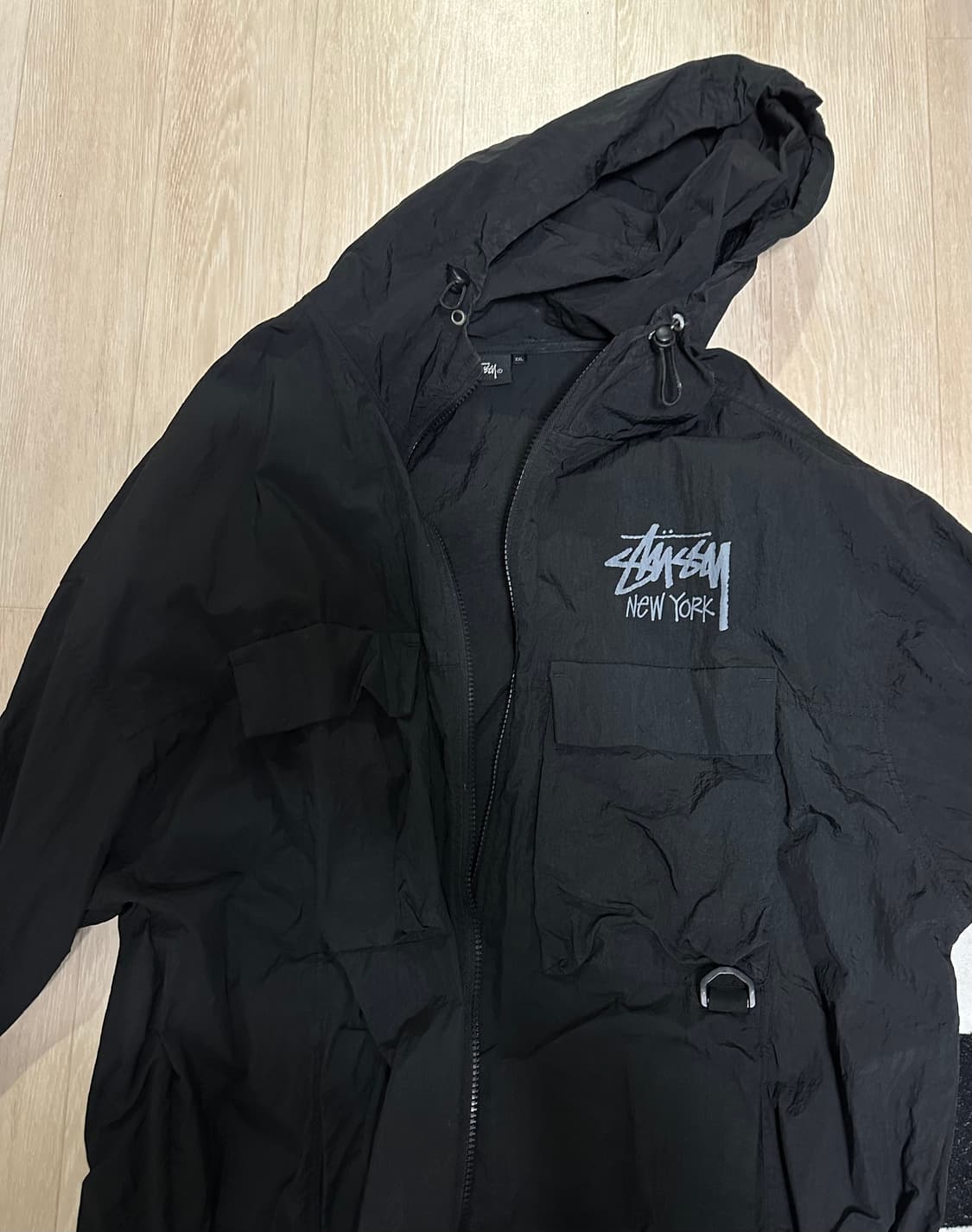 스투시 어센틱 윈드브레이커 2XL 상품이미지2