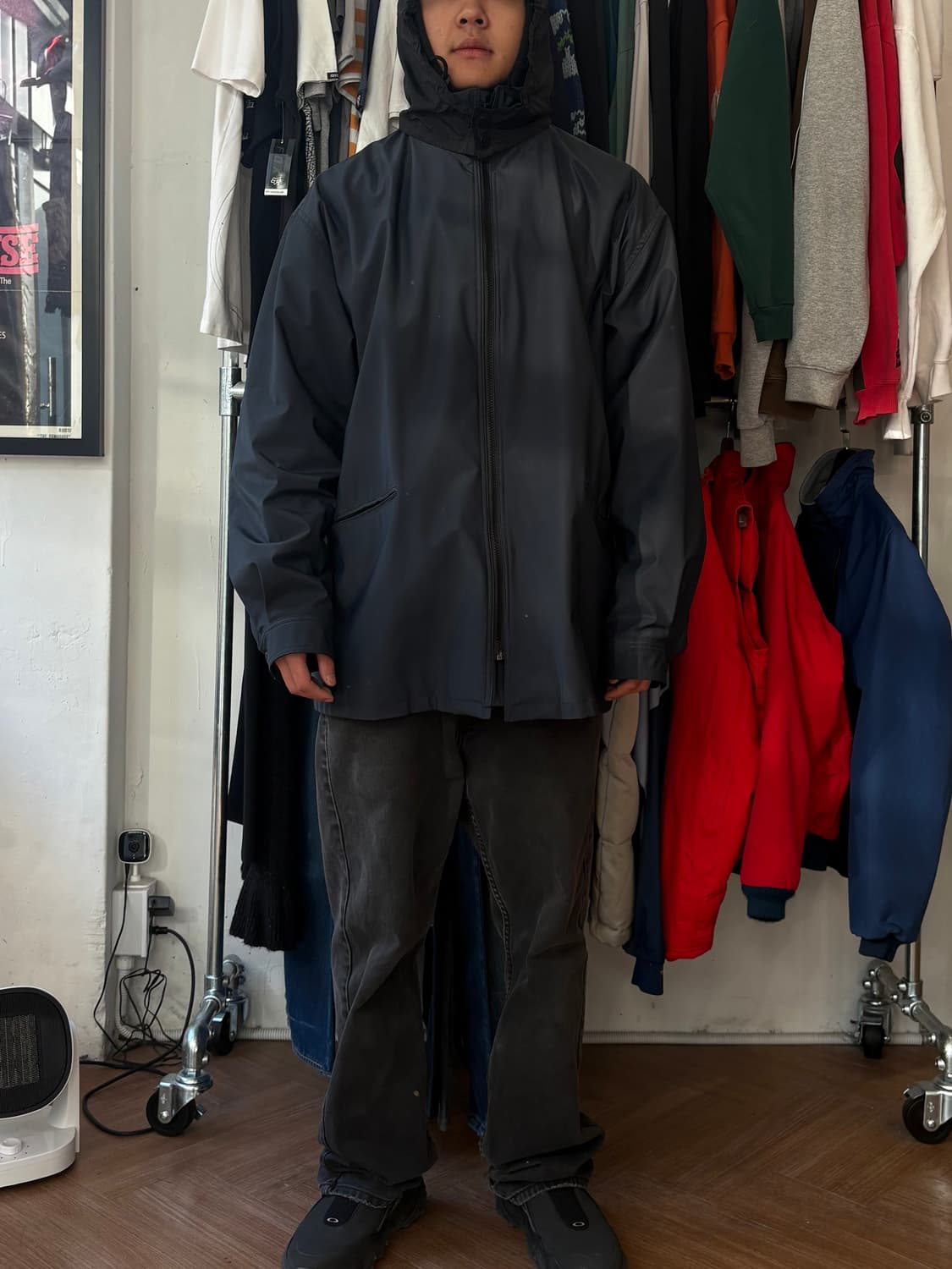 90s Emporio Armani waterproof 코트 상품이미지2