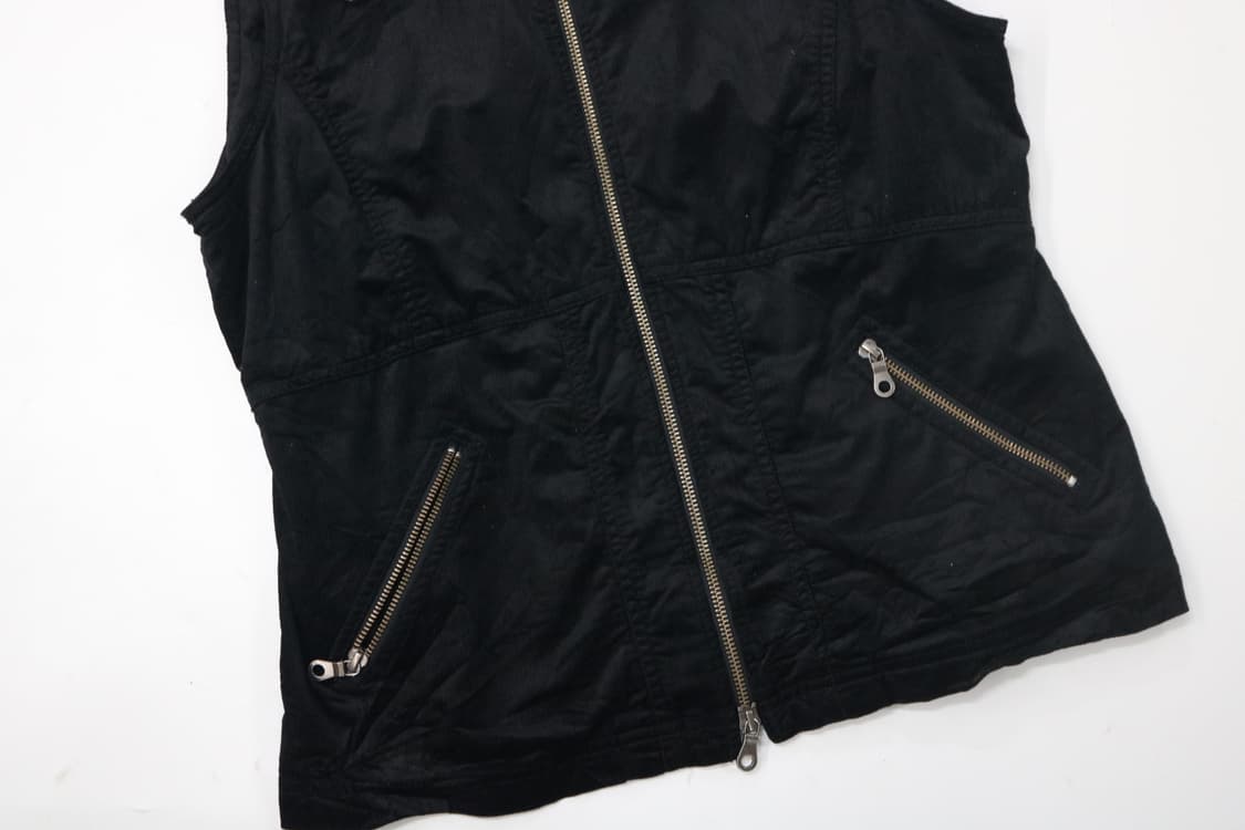 EST CHICA BLEU 쎄 시카 블루 빈티지 코듀로이 집업 베스트 상품이미지4