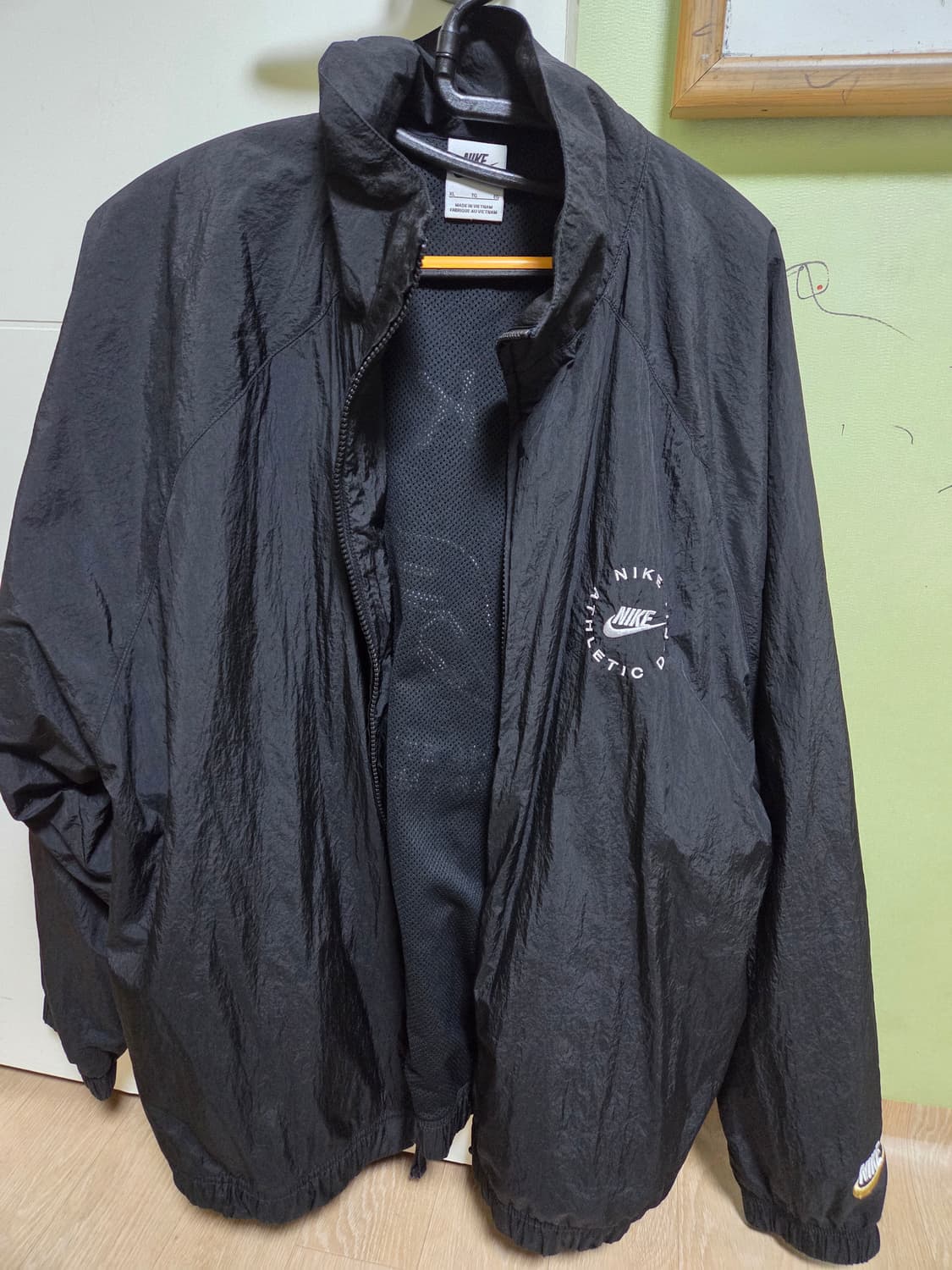 나이키 nsw 우븐 윙부츠 바람막이 블랙 상품이미지1