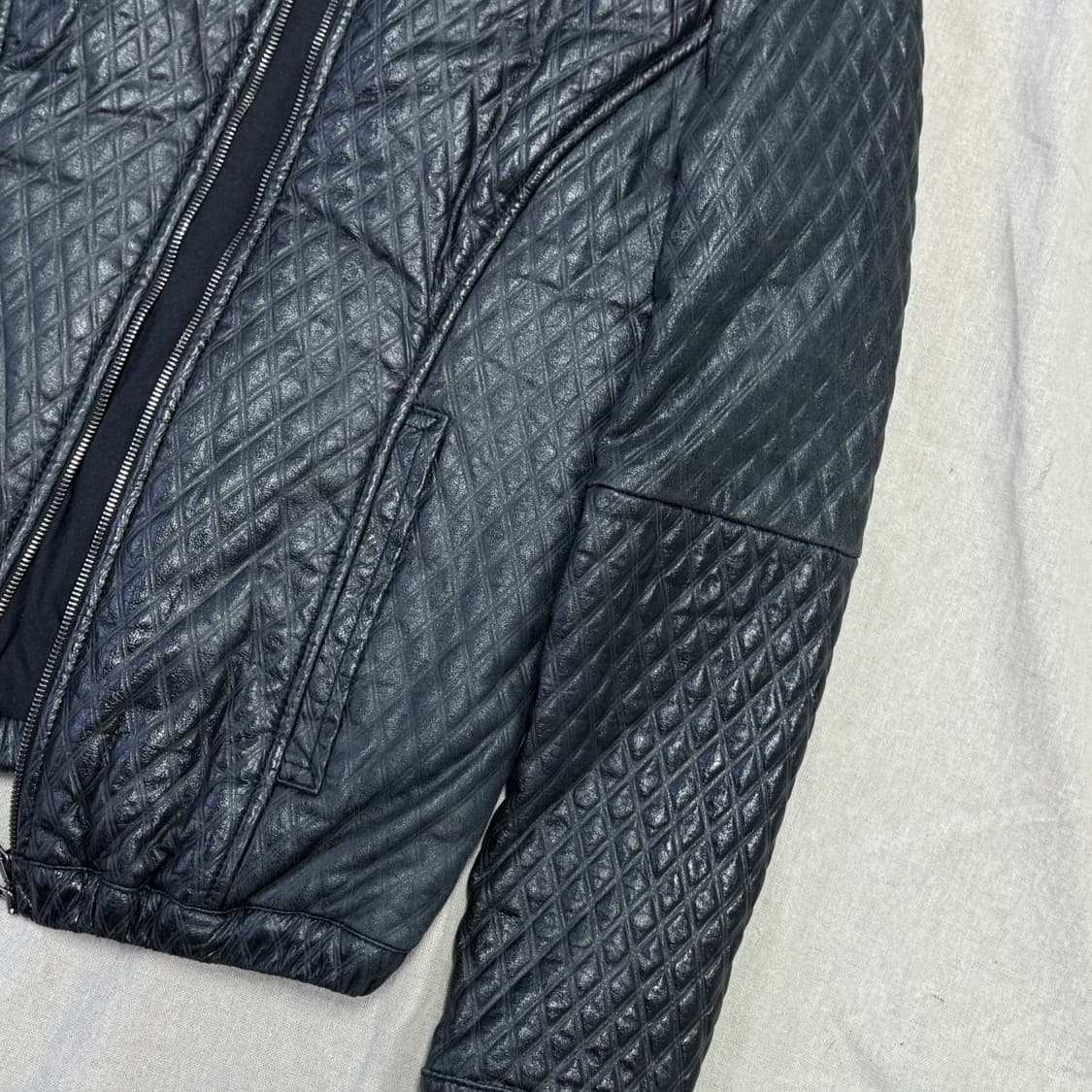 조르지오 브라토 퀼팅 레더자켓 42 상품이미지3