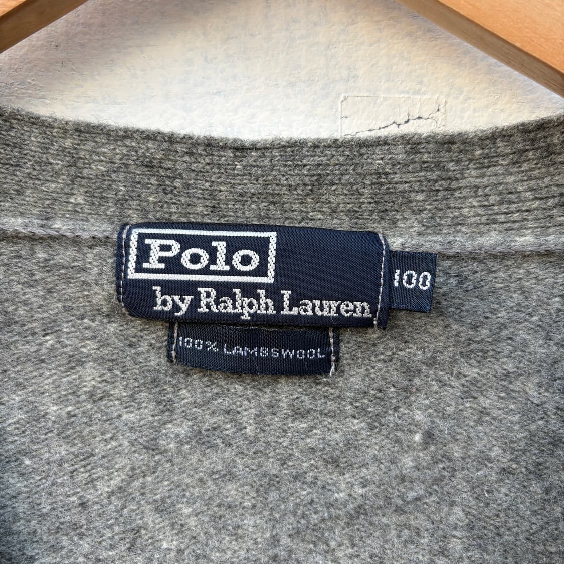 Polo 폴로 울 니트 가디건 상품이미지3