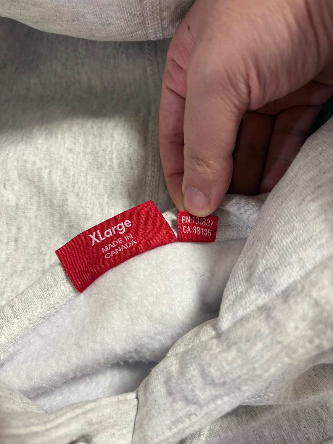 [XL] 슈프림 박스로고 후드 카모 그레이 상품이미지6