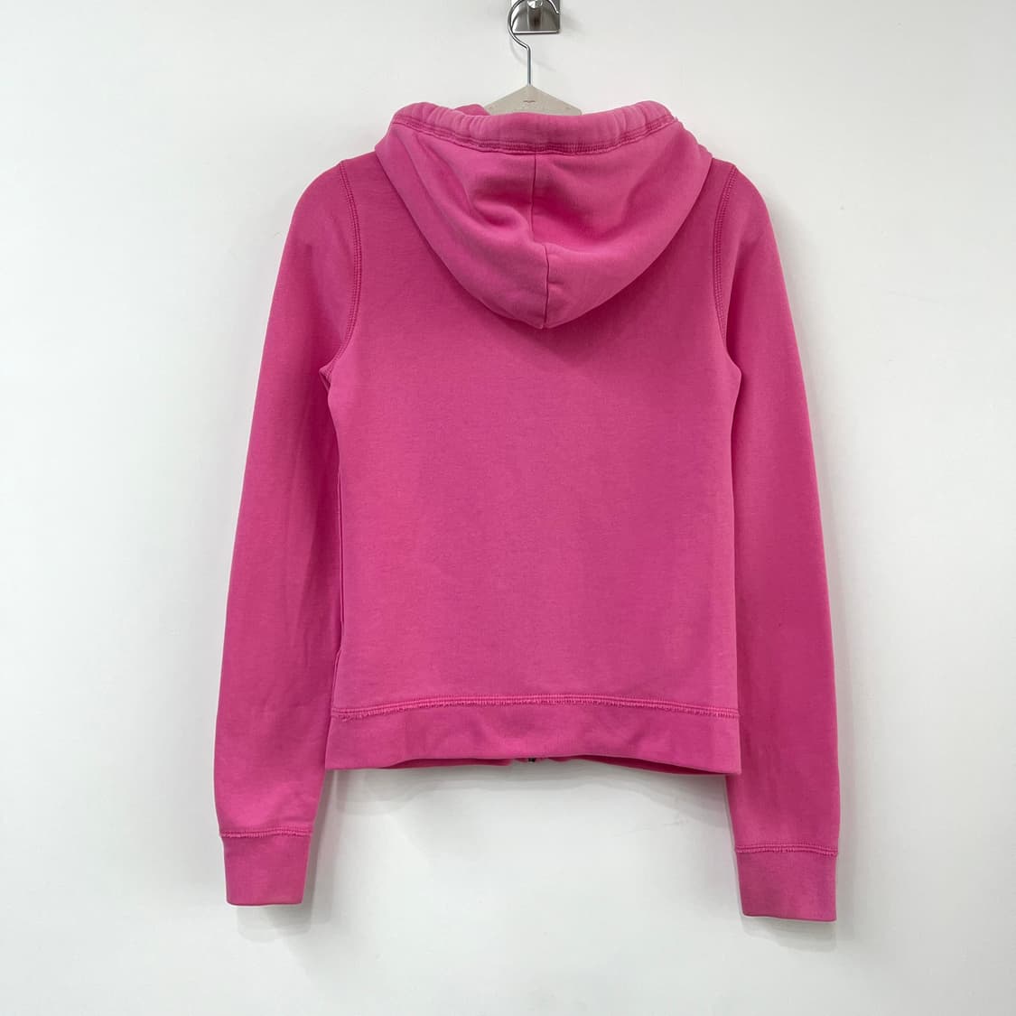 아베크롬비 딱붙핏 자수로고 핑크 후드집업 상품이미지3