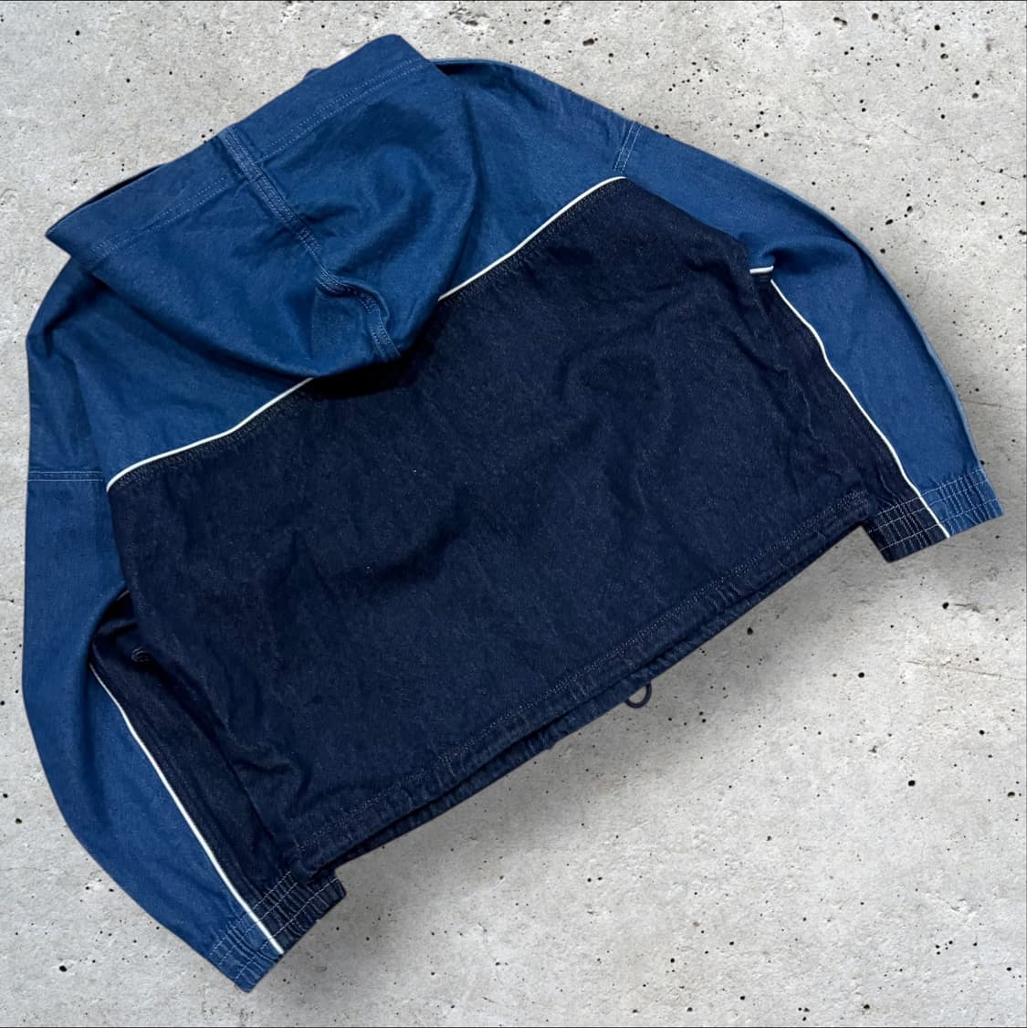 [36] 아디다스 데님 후드 아노락 제니 착용 C838 상품이미지2