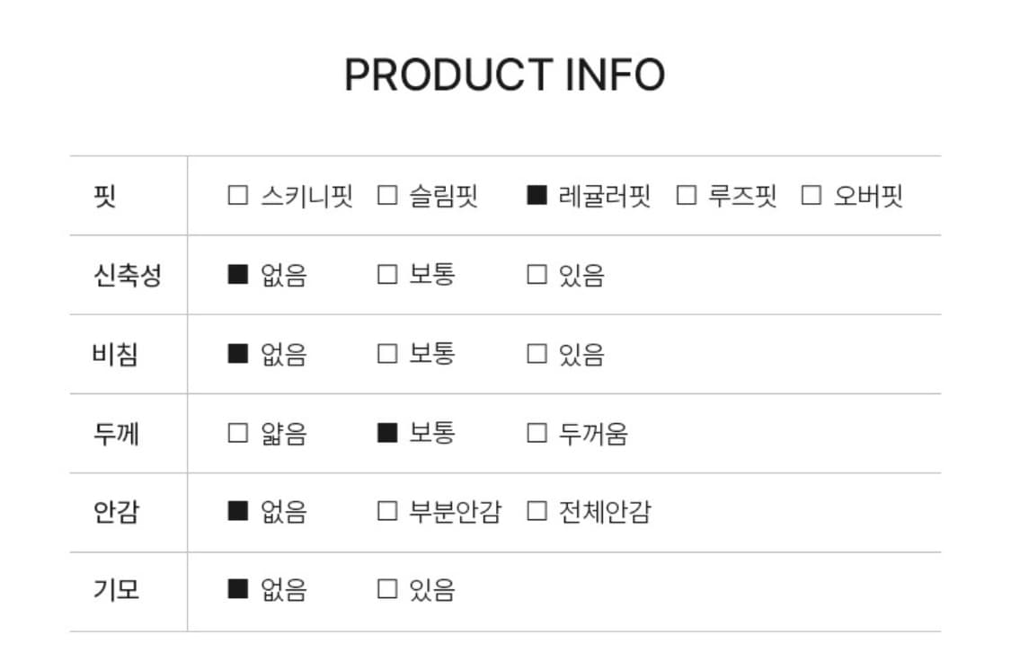 스파오 셀비지 스트레이트진 청바지 32 사이즈 상품이미지7