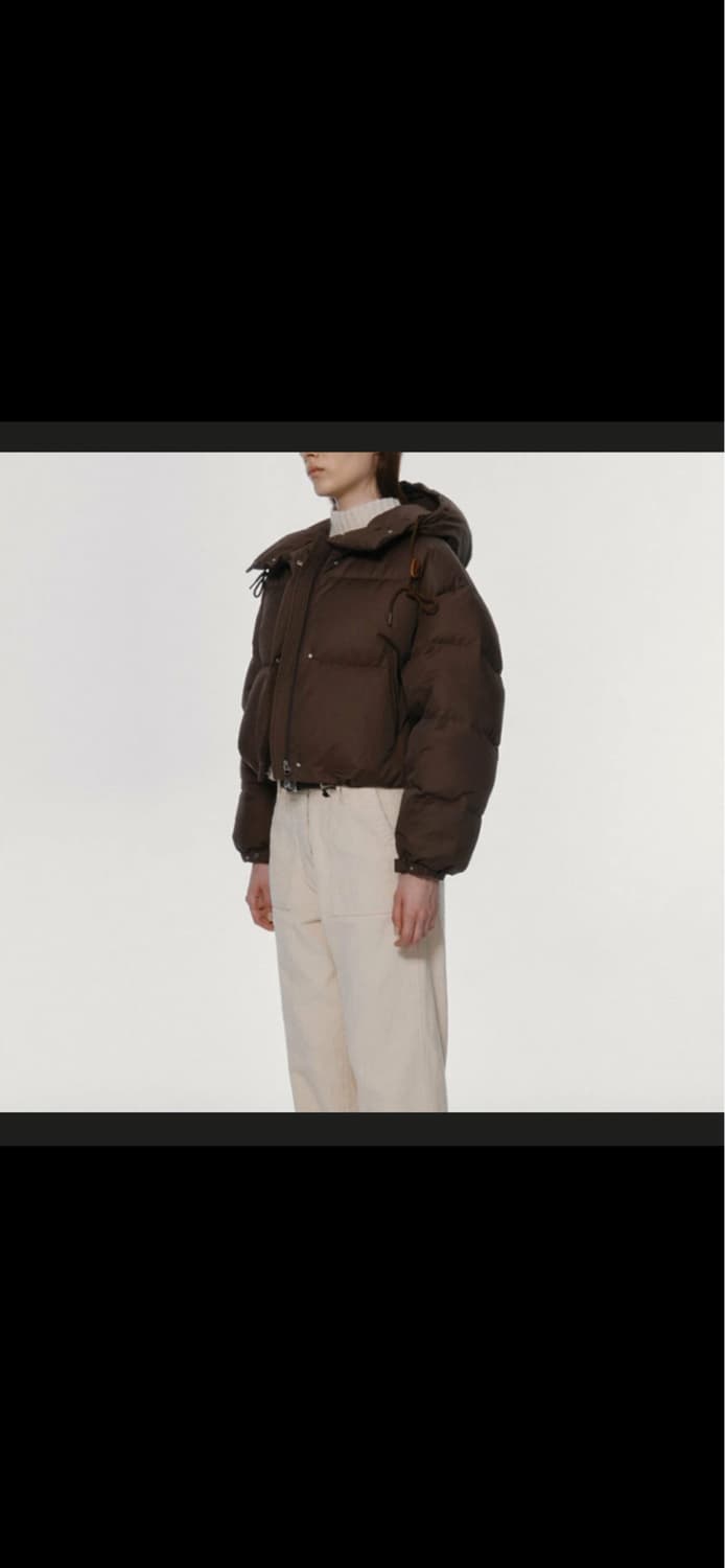 낫띵리튼  Pebble cropped puffer 패딩(choco) 상품이미지4