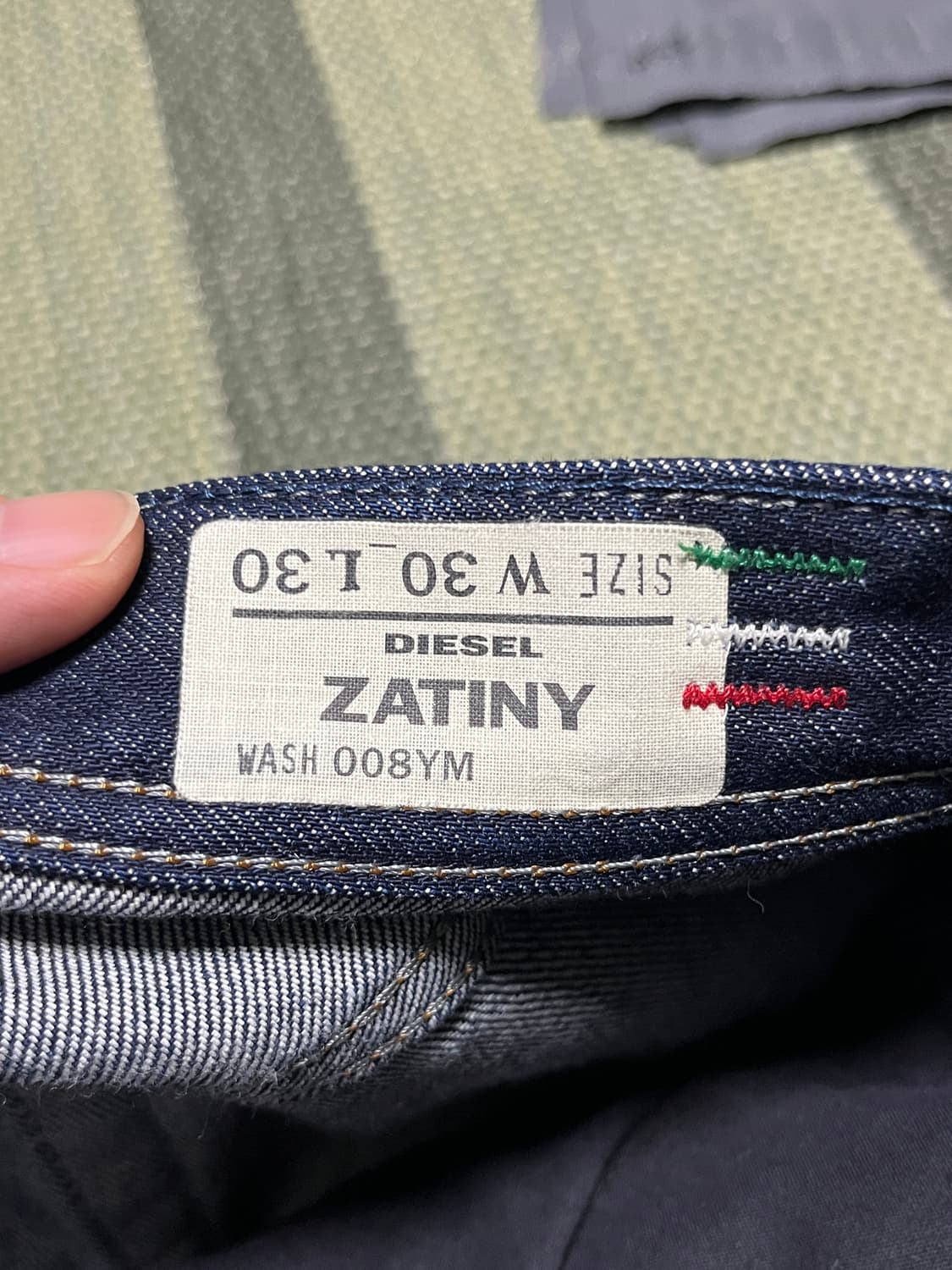 디젤 자티니 플레어진 부츠컷 데님팬츠 30 상품이미지7