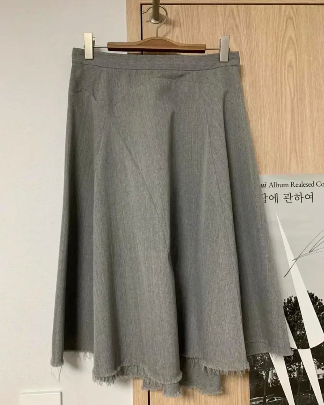 Comme des garcons Tricot grey skirt M 상품이미지1