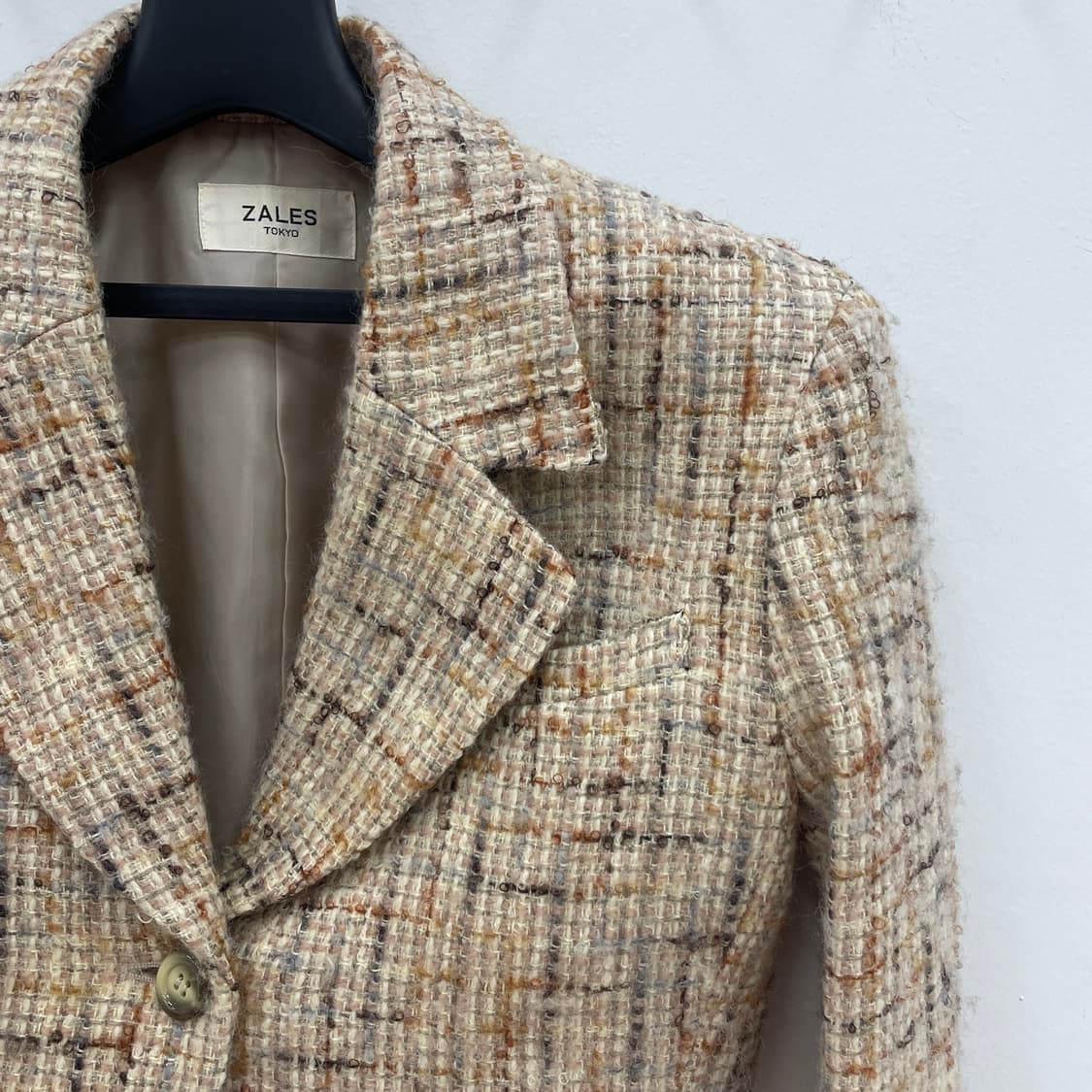 재팬 빈티지 크롭 트위드 자켓 상품이미지4