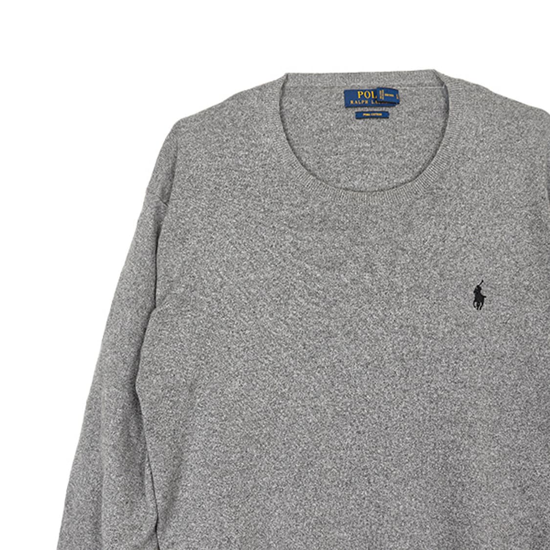 폴로랄프로렌 PIMA 코튼 라운드 니트 (M) 상품이미지2