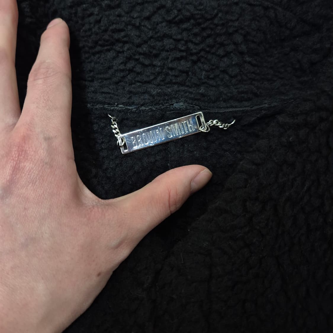 브라운스미스 남성 양털 가죽 무스탕 자켓 XL(105) 상품이미지4