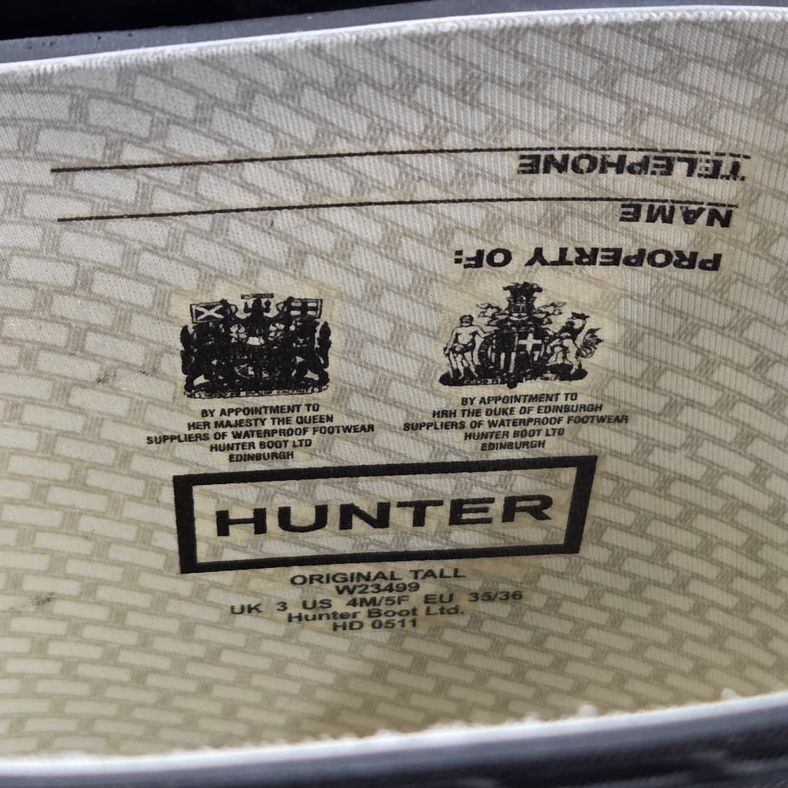 헌터 롱 레인부츠 220 상품이미지8