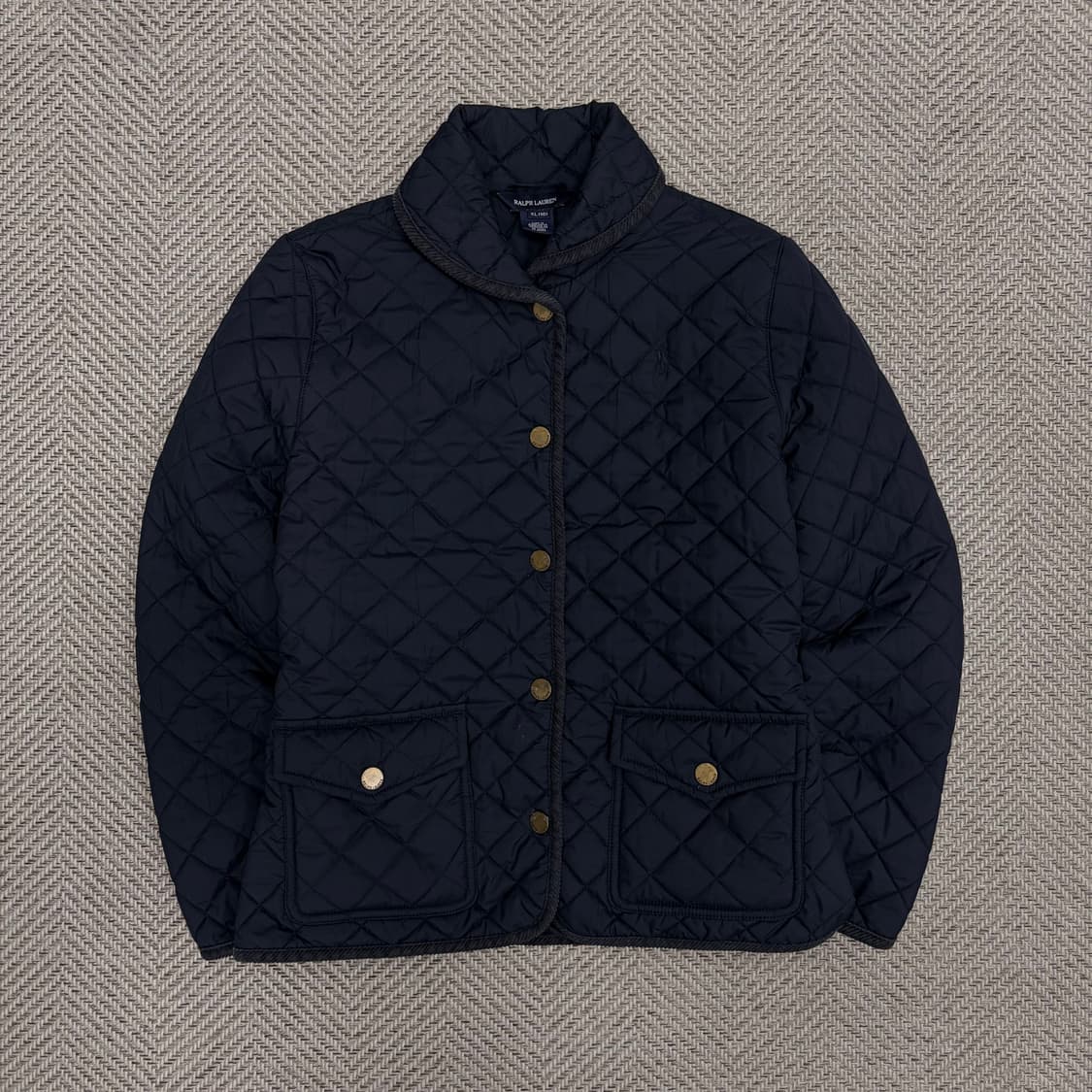 랄프로렌 숄카라 퀼팅 자켓 v1074 상품이미지1