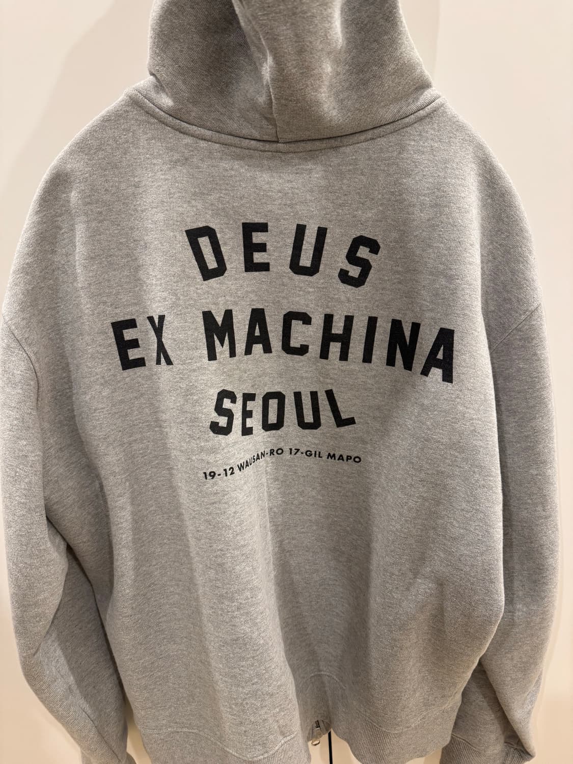 데우스 서울 후드집업 그레이 헤더 XL 상품이미지1