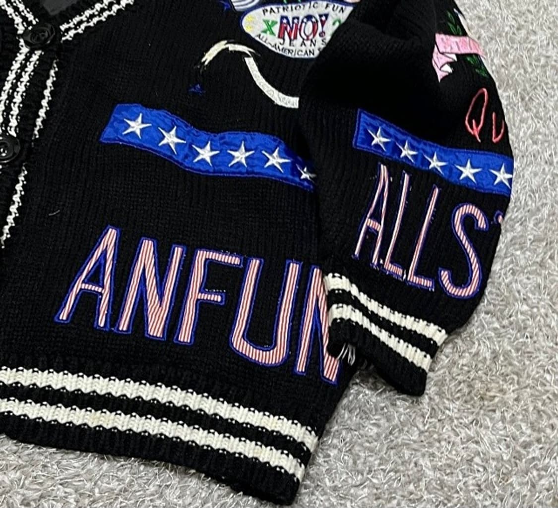 빈티지 점퍼 가디건 100~105 상품이미지3