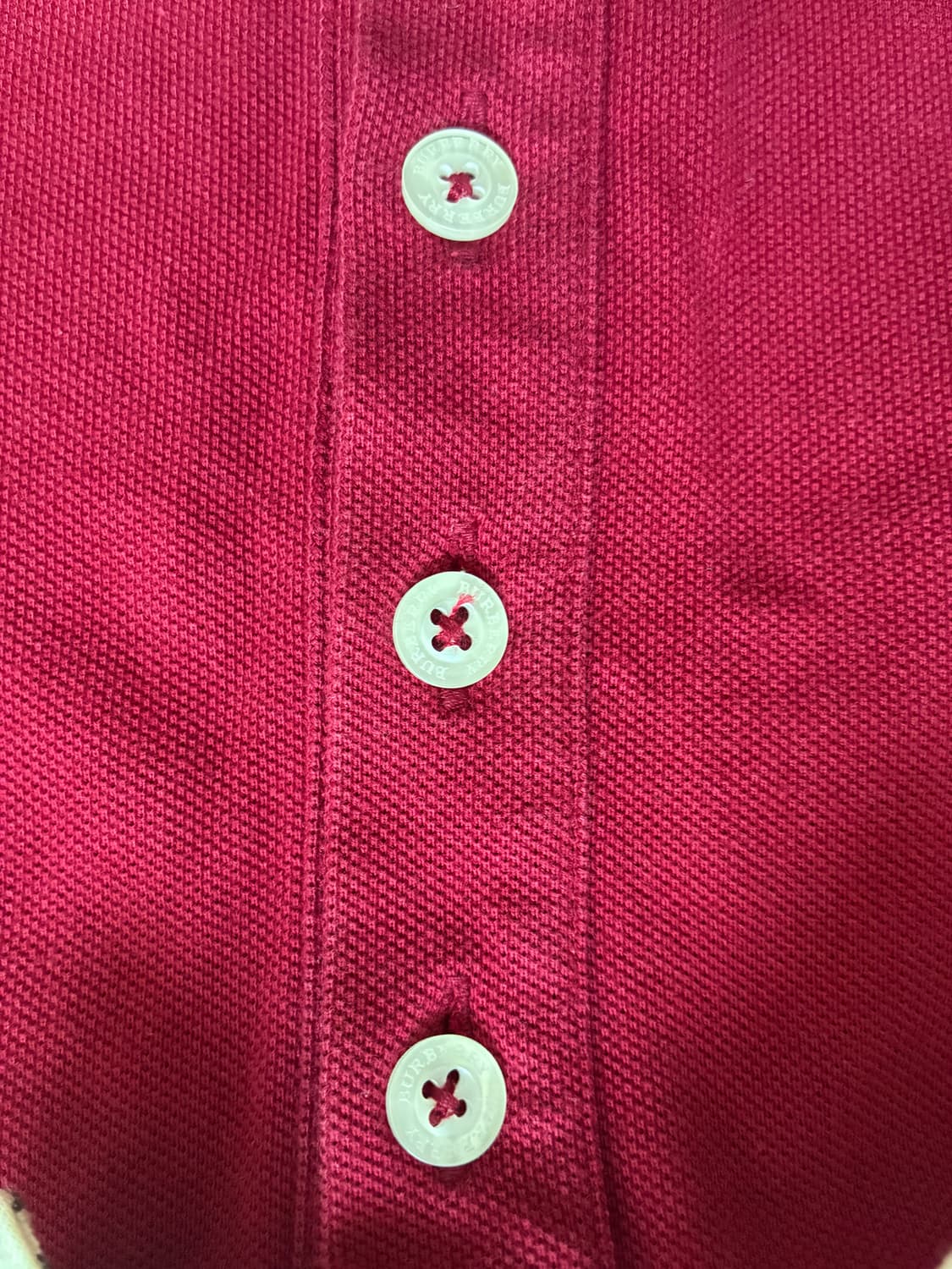 버버리 런던 코튼 5부 티셔츠(여자 스몰추천) 상품이미지5